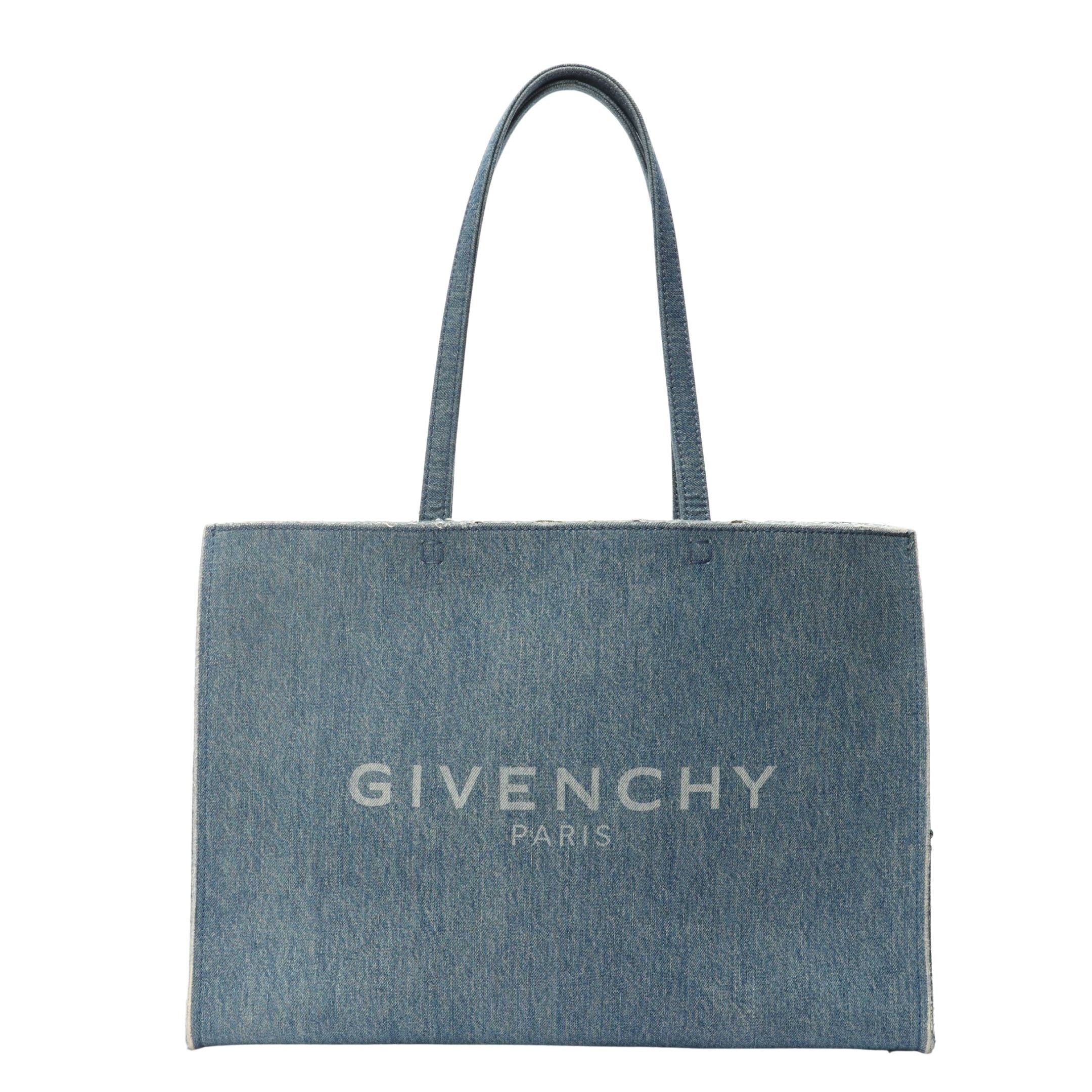 Givenchy Blue Denim Shopping Tote