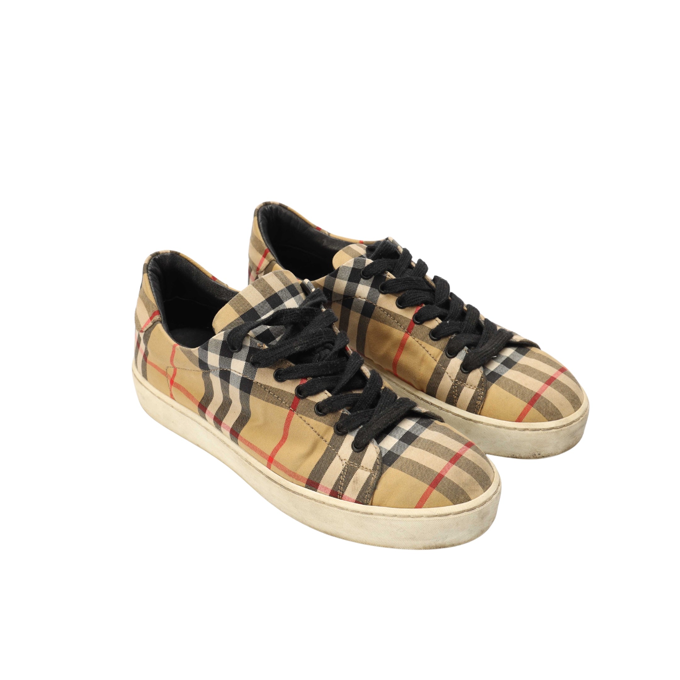 Burberry Check Canvas Sneakers