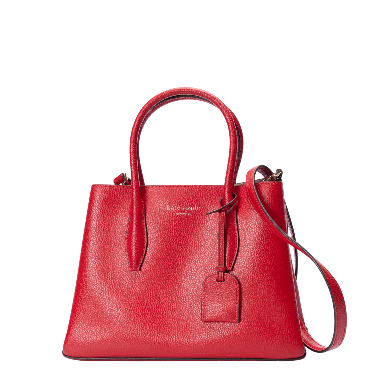 Kate Spade Eva Zip Top Red Convertible Satchel