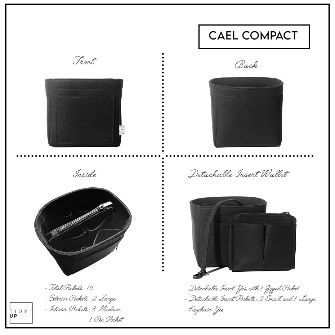 Cael Compact Organiser - 4 Colours Available