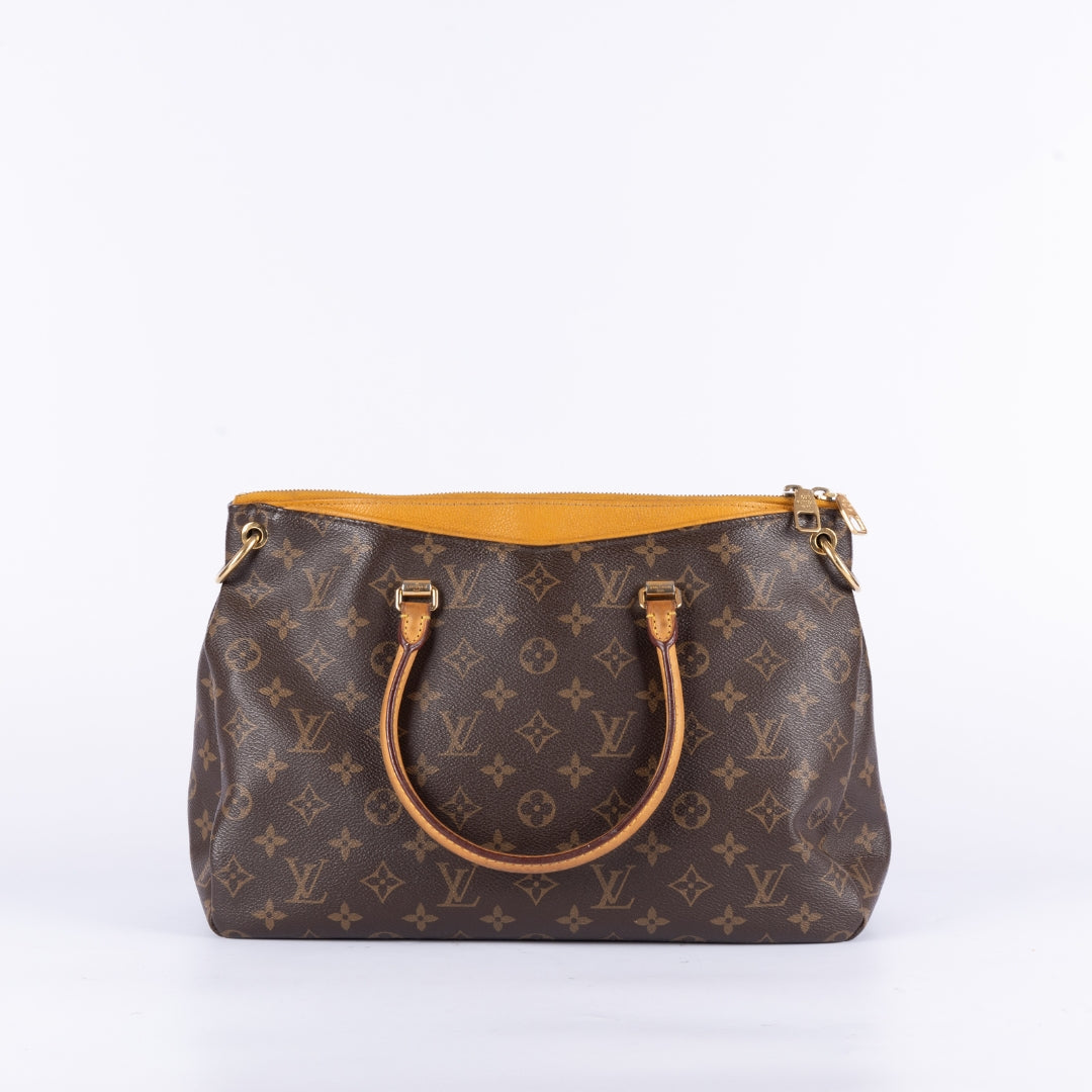 Louis Vuitton Brown Canvas Monogram Pallas MM Bag