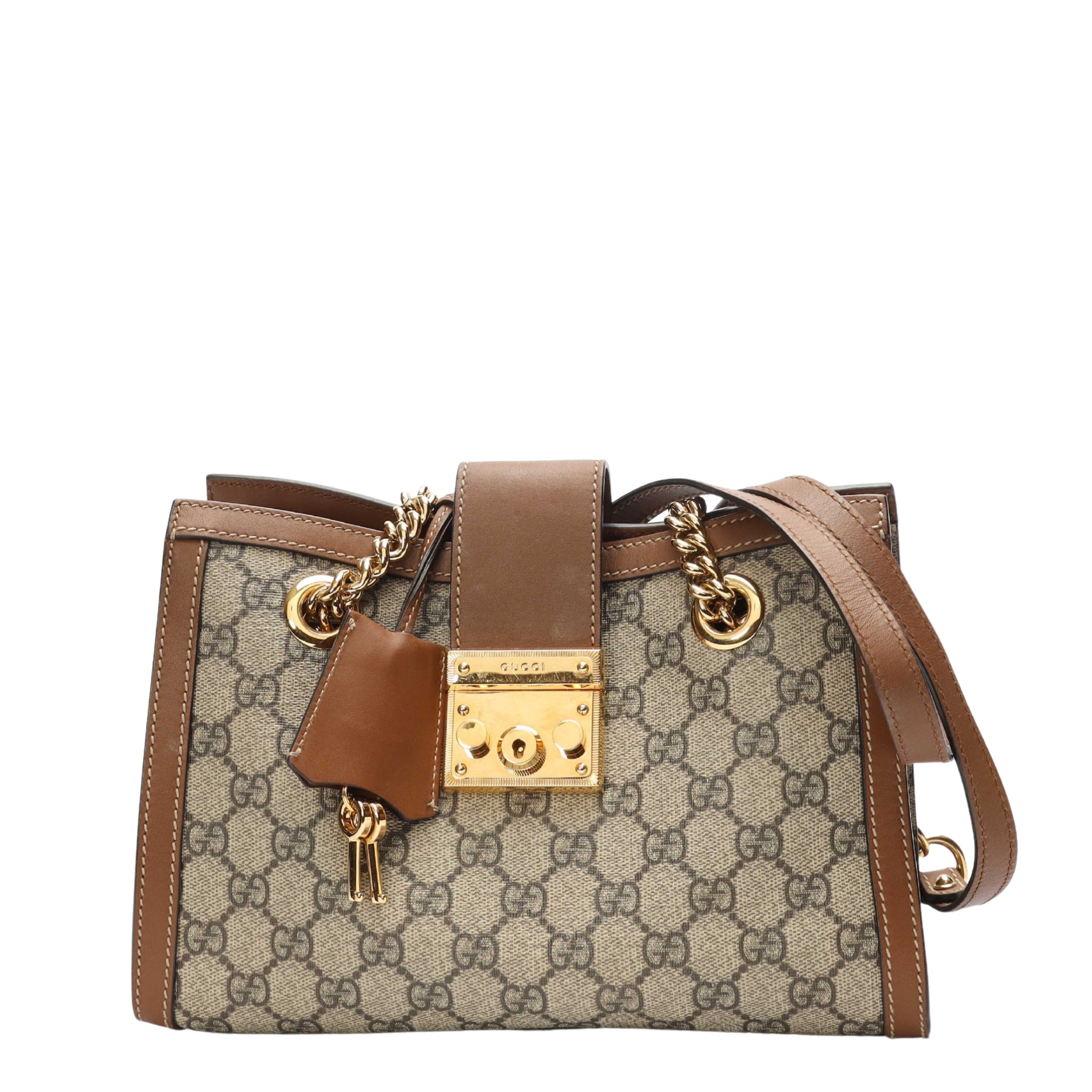 Gucci Padlock GG Canvas Shoulder Bag