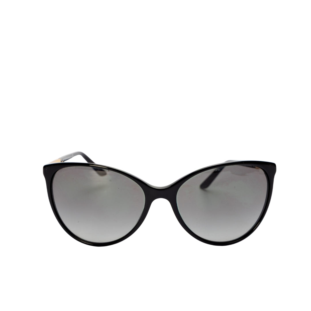 Versace Black Cat Eye Gradient Women Sunglasses