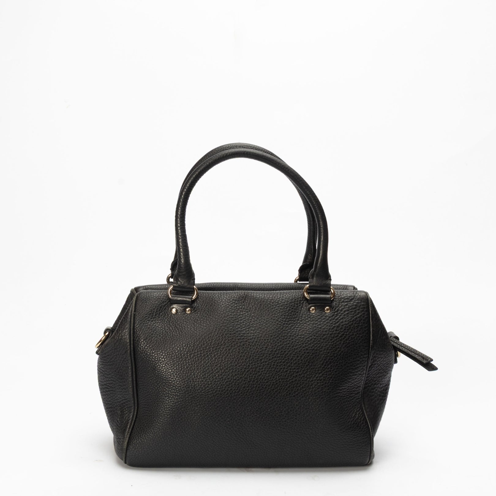 Kate Spade Black Leather Zip Satchel