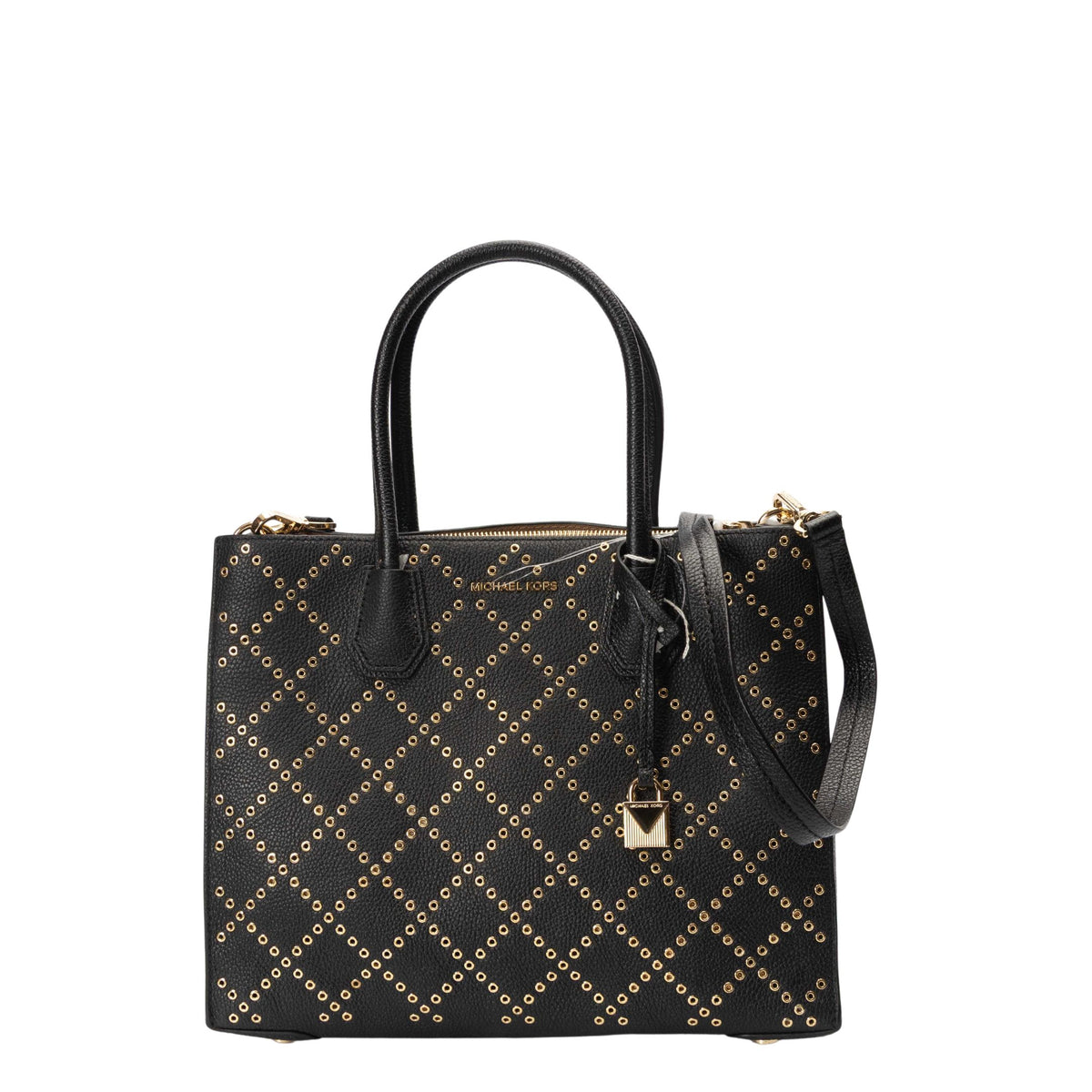 Michael Kors Mercer Stud Grommet Convertible Tote