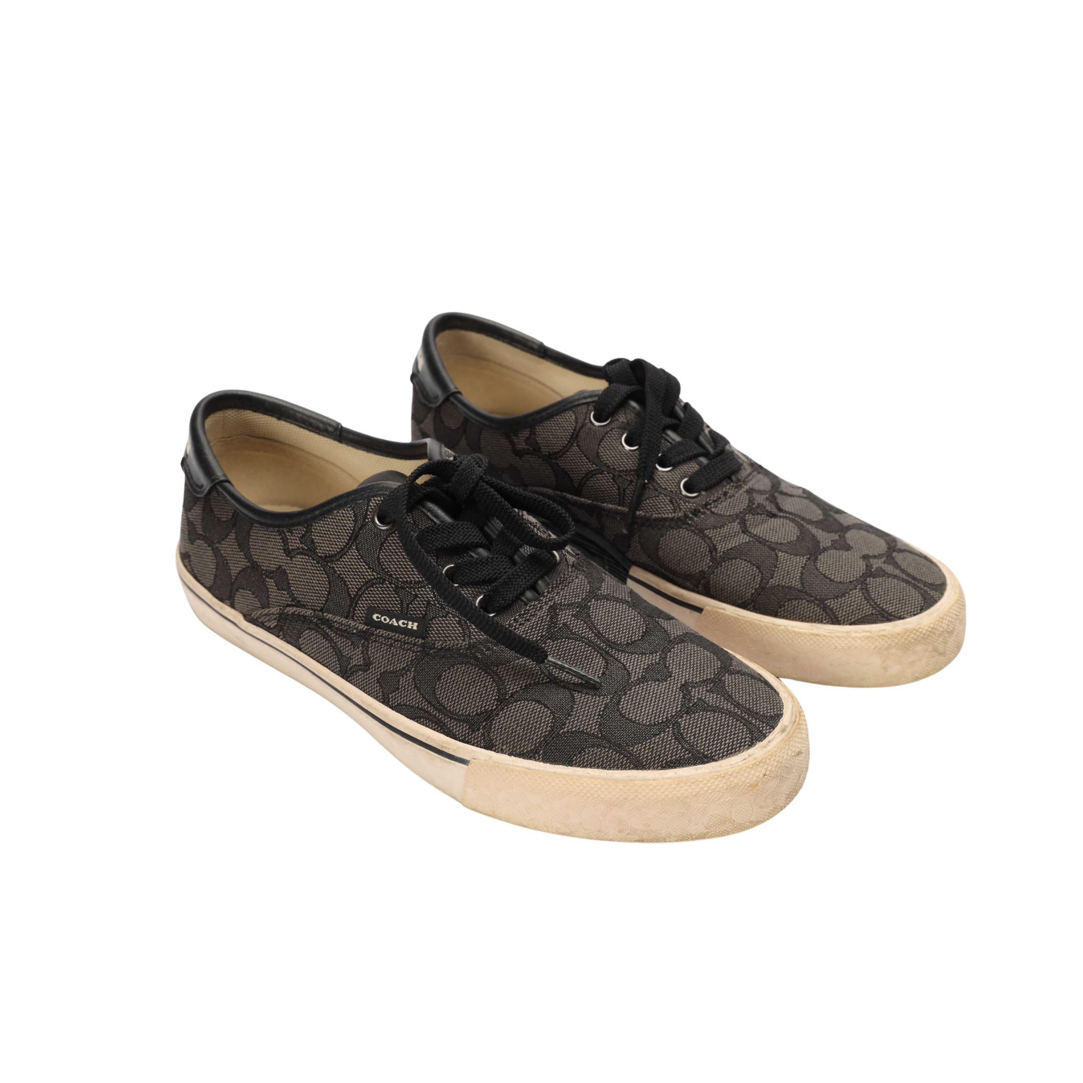 Coach Skate Signature Lace-Up Sneakers