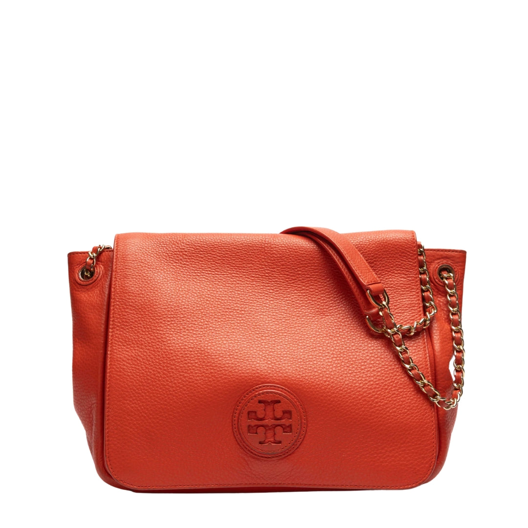 Tory Burch Red Marion Flap Shoulder Bag