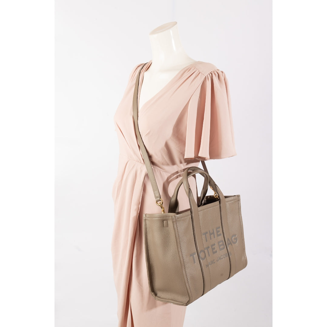 Marc Jacobs Beige The Leather Tote Bag