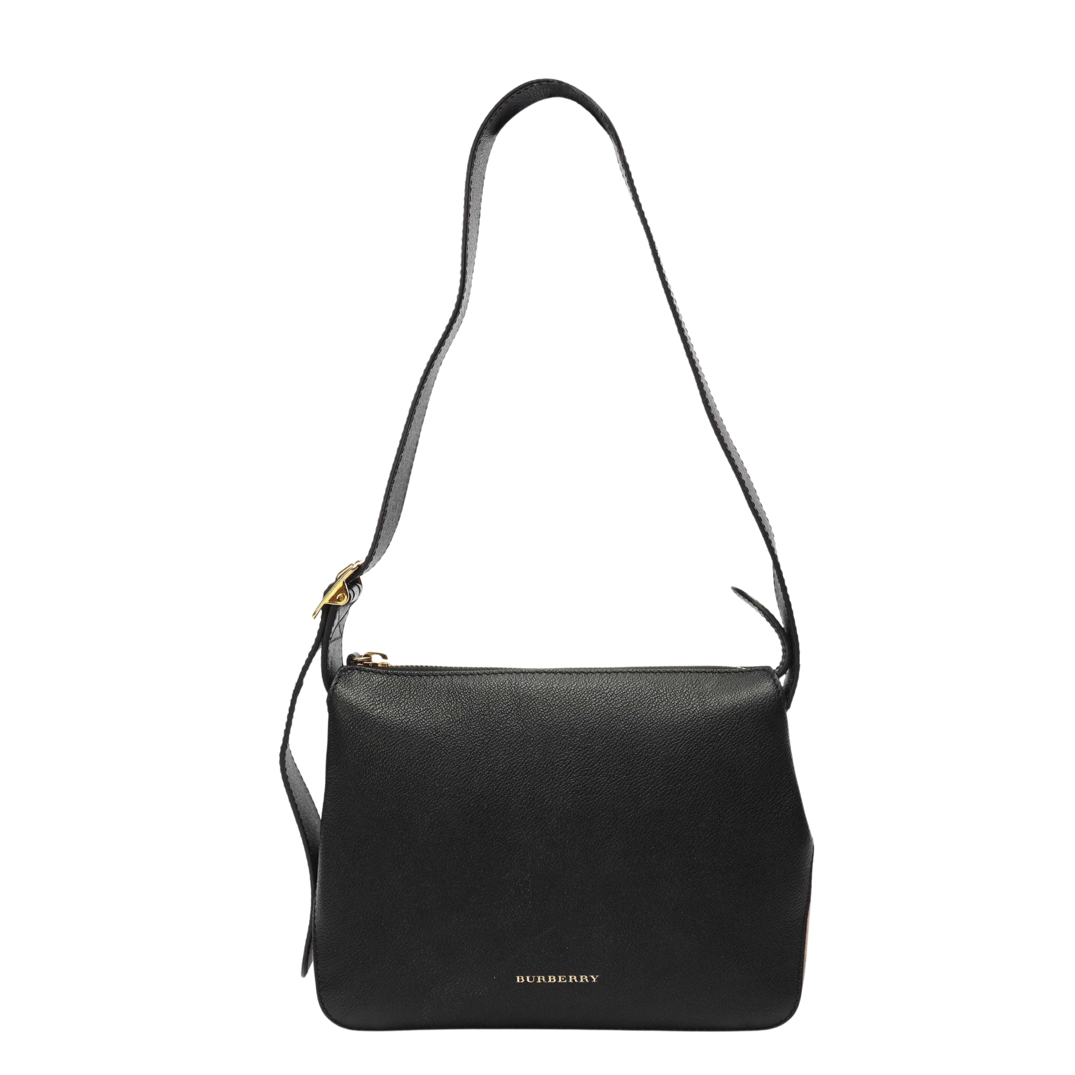 Burberry Black House Check Helmsley Crossbody Bag