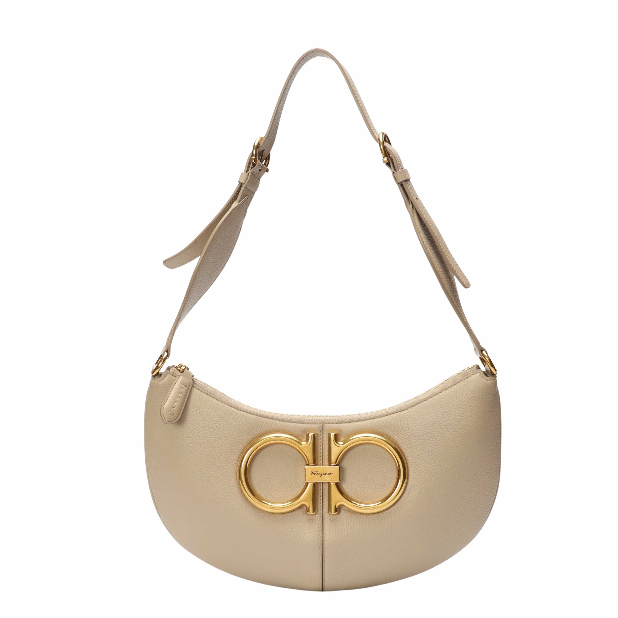 Salvatore Ferragamo Maxi Gancio Shoulder Bag