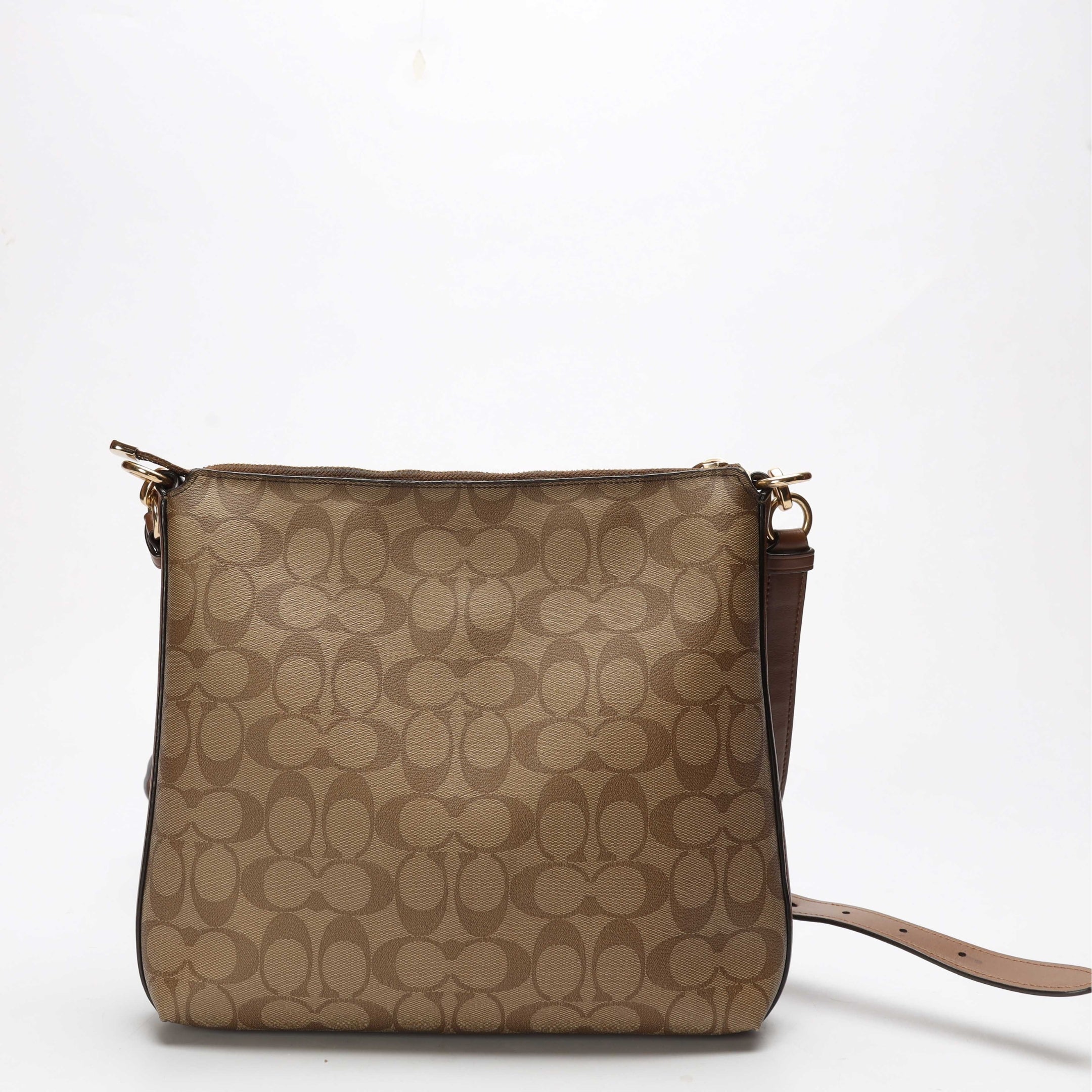 Coach Mae Signature Canvas File Crossbody Bag