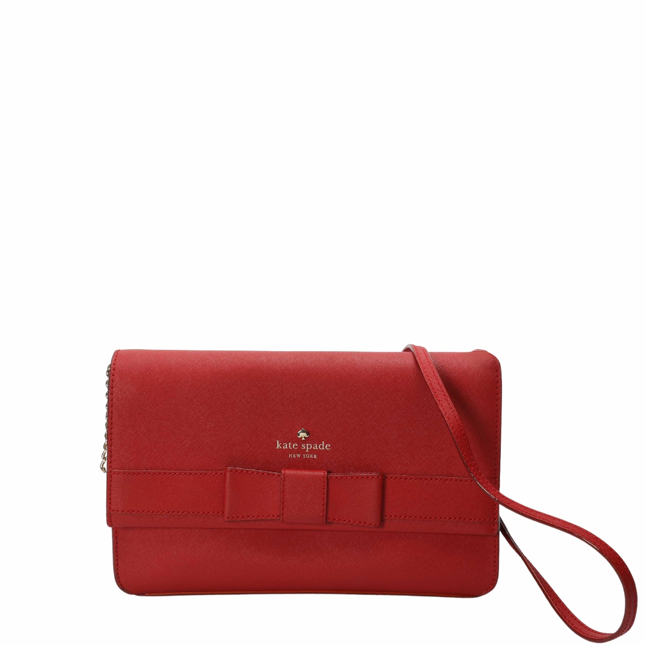 Kate Spade Red Bow Flap Crossbody Bag