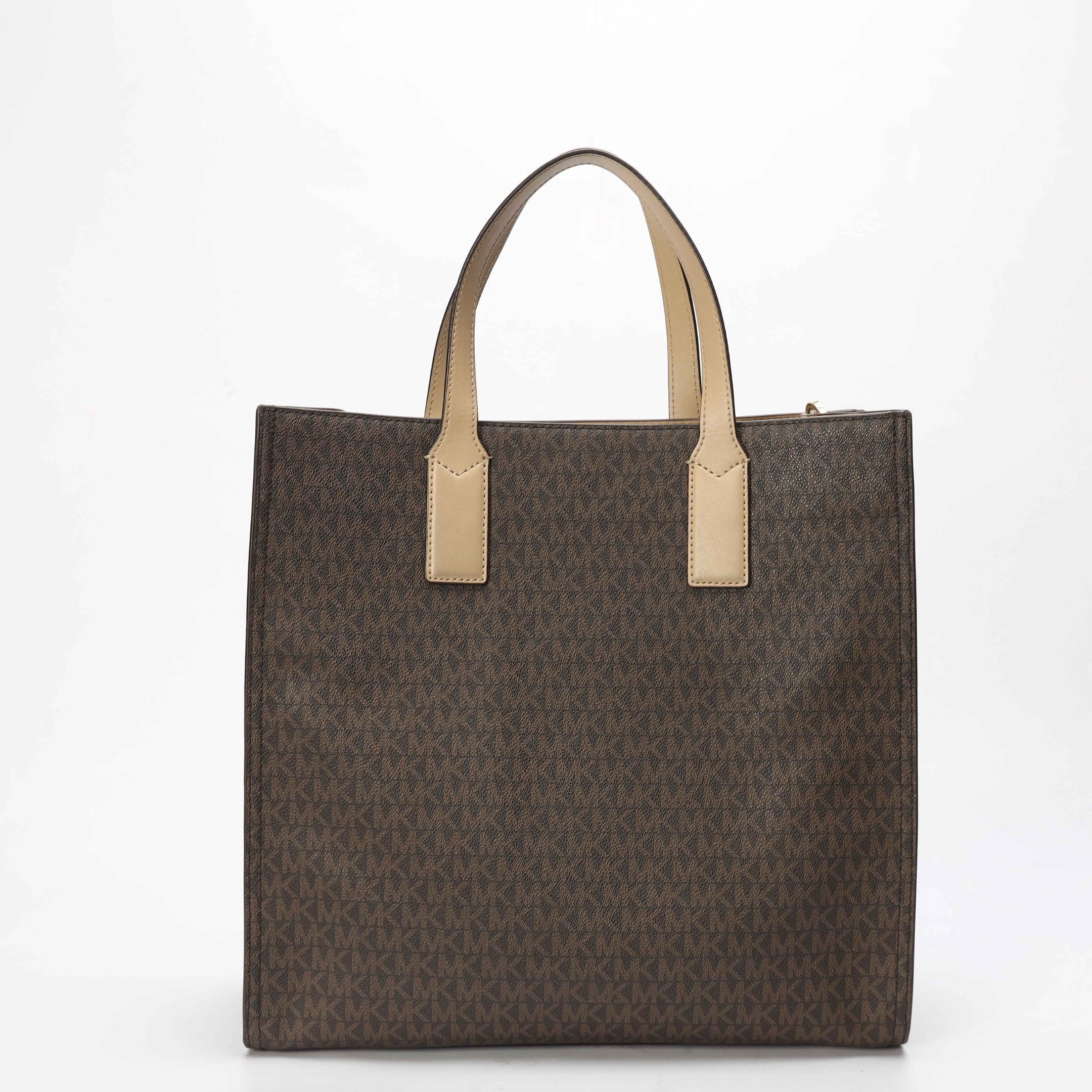 Michael Kors Kenly Brown Logo Large Tote