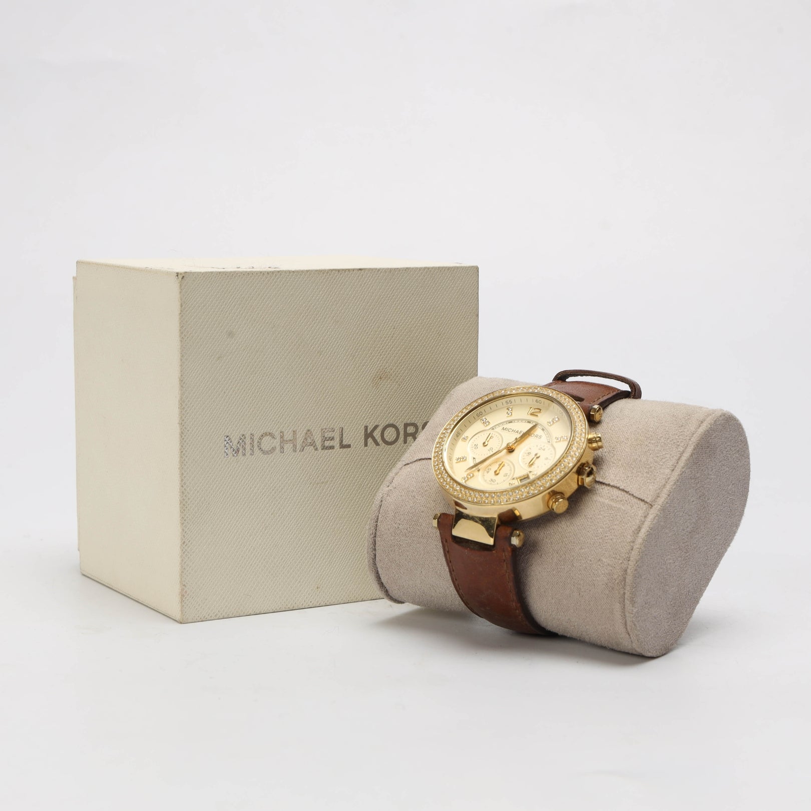 Michael Kors Parker Pave Gold Watch