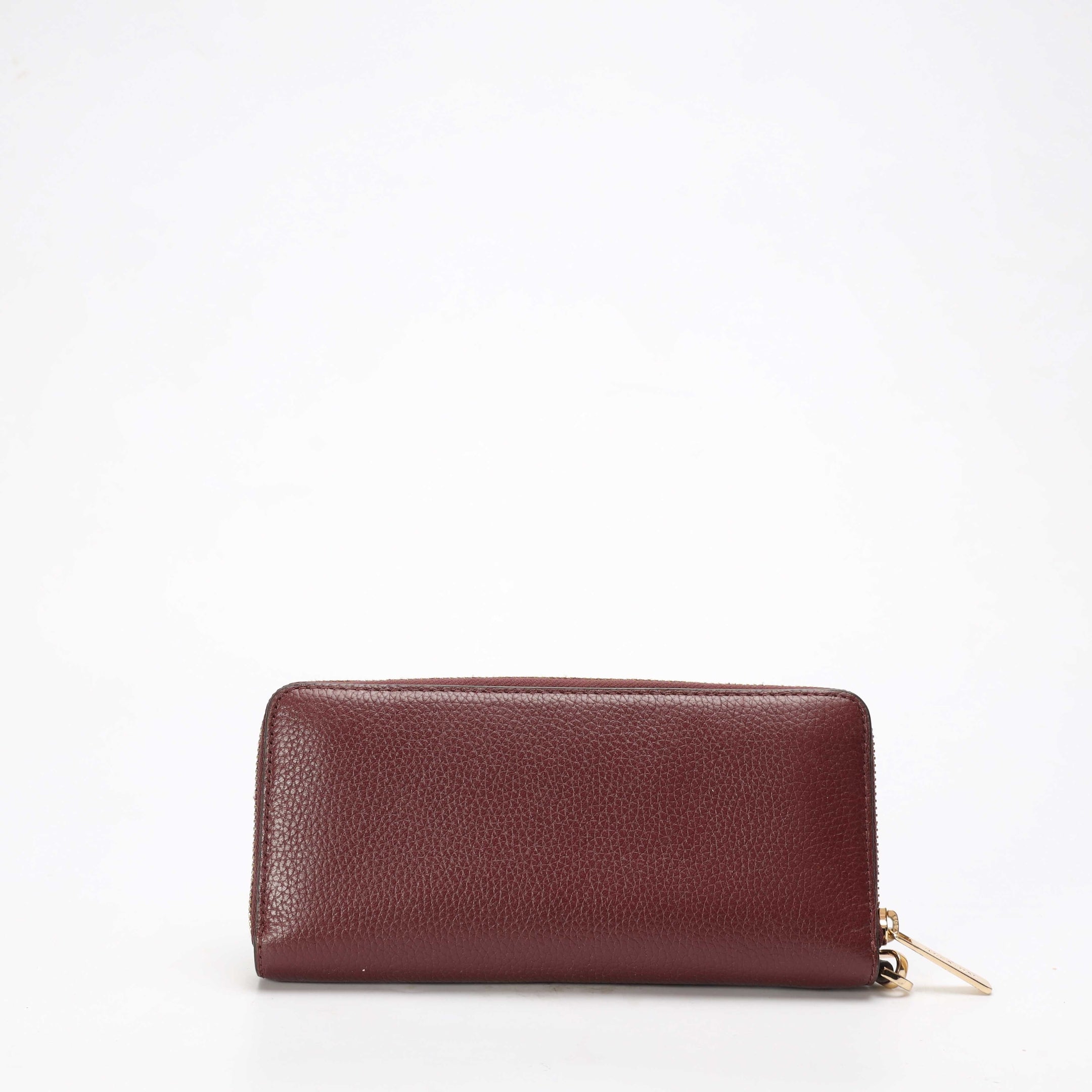 Michael Kors Jet Set Burgundy Zip Around Wallet