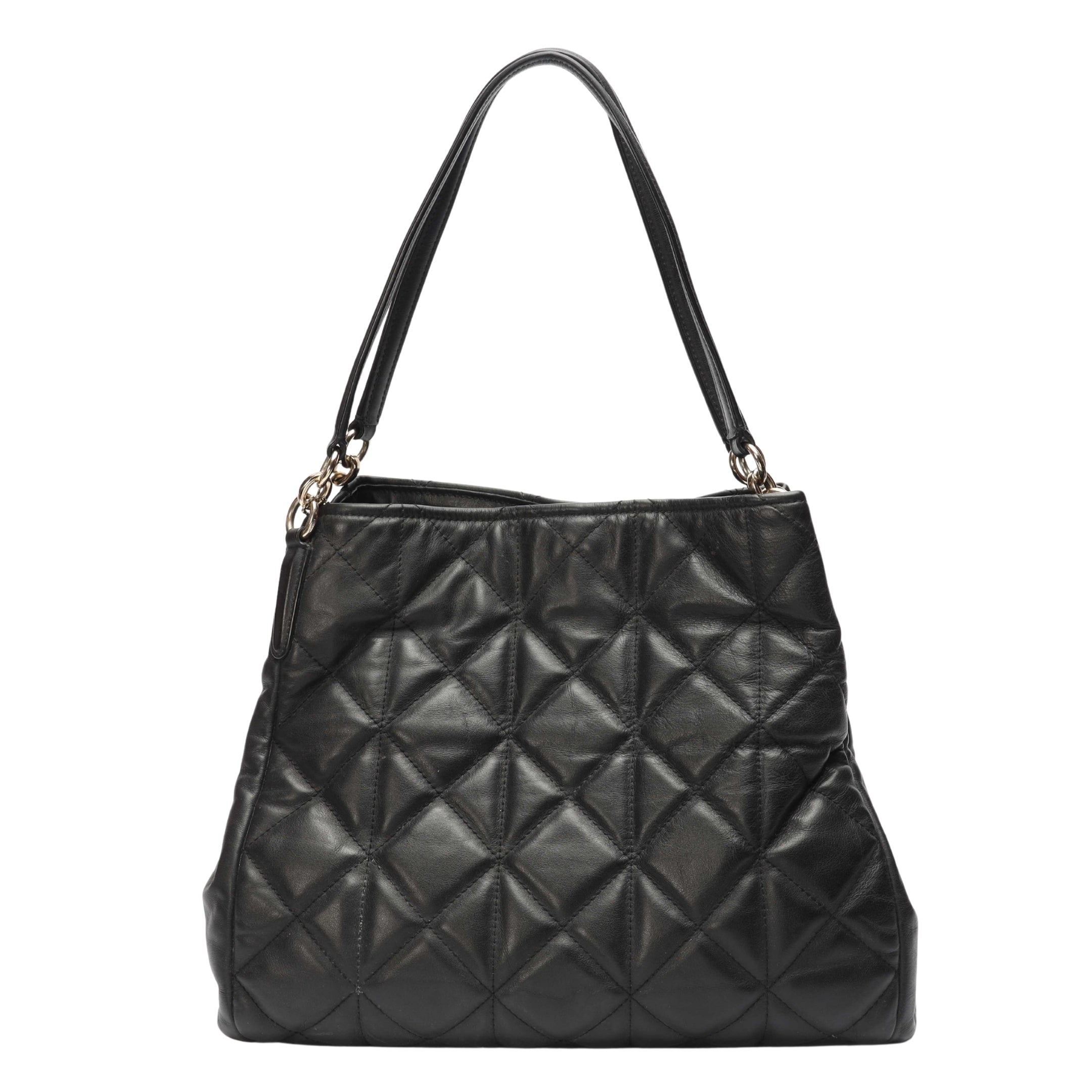 Coach Black Quilted Phoebe Madison Shoulder Bag