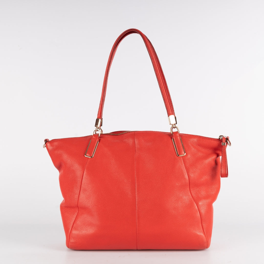 Coach Madison Kelsey Pebble Leather Shoulder Bag