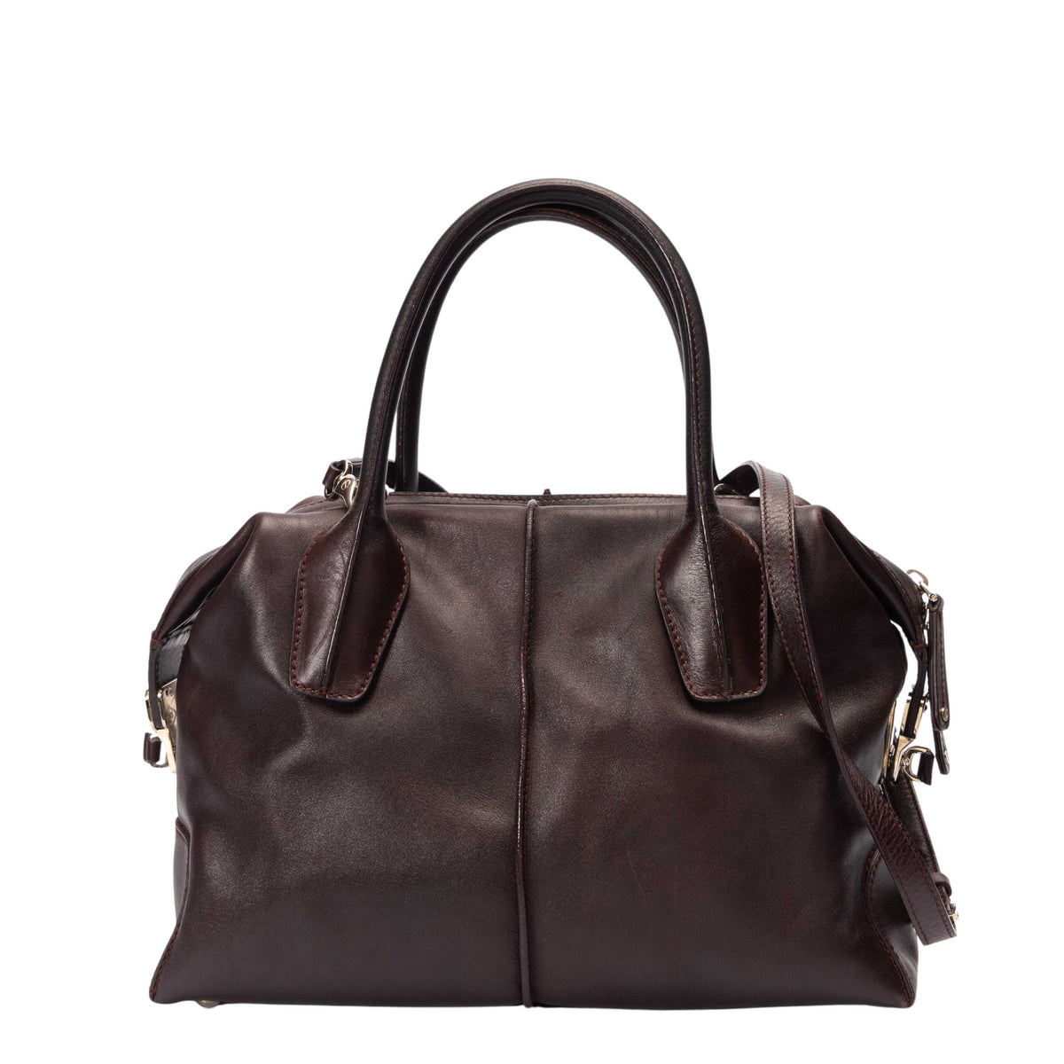 Tod's Brown D Cube Convertible Satchel