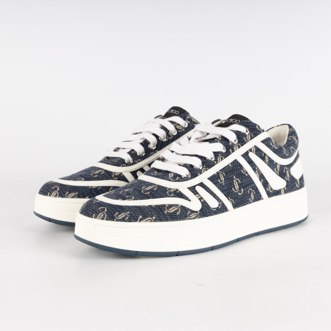 Jimmy Choo Hawaii Low-top Navy/optical White Sneakers