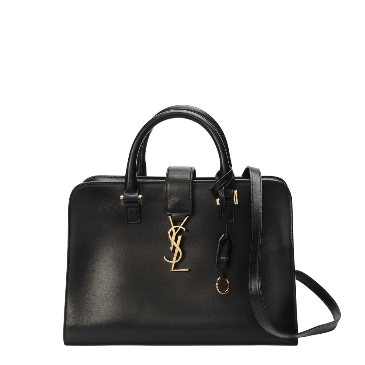 Saint Laurent Black Monogram Baby Cabas Bag