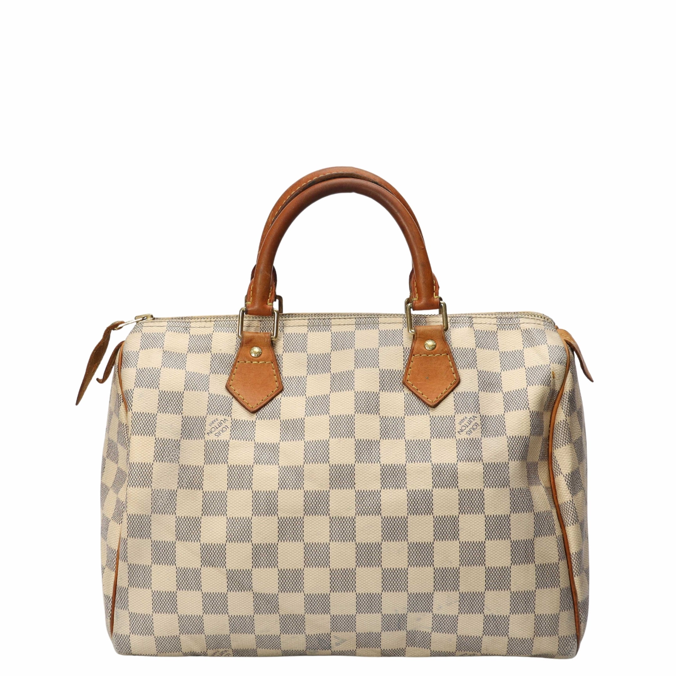 Louis Vuitton Damier Azur Speedy 30 Satchel