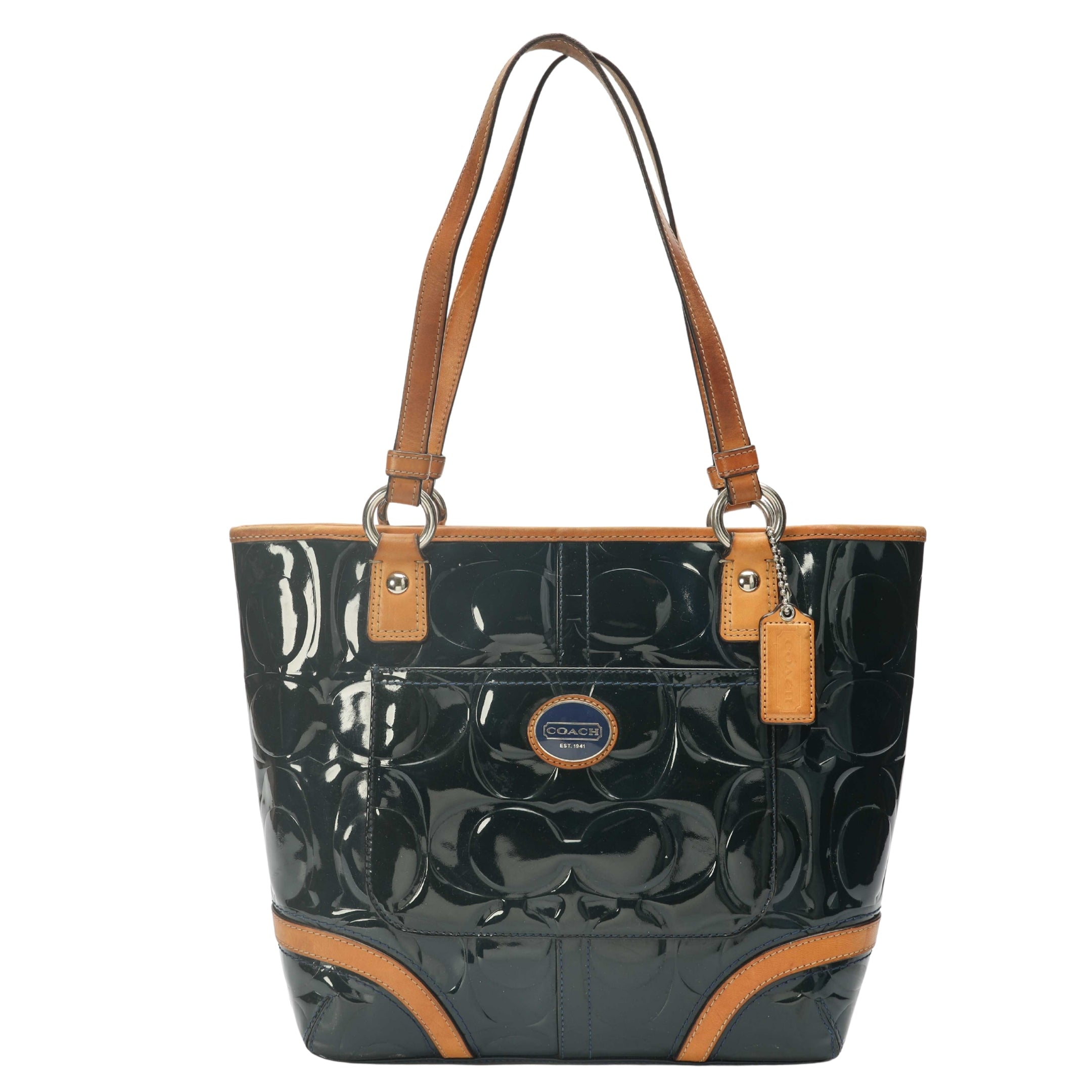 Coach Peyton Green Glossy Tote