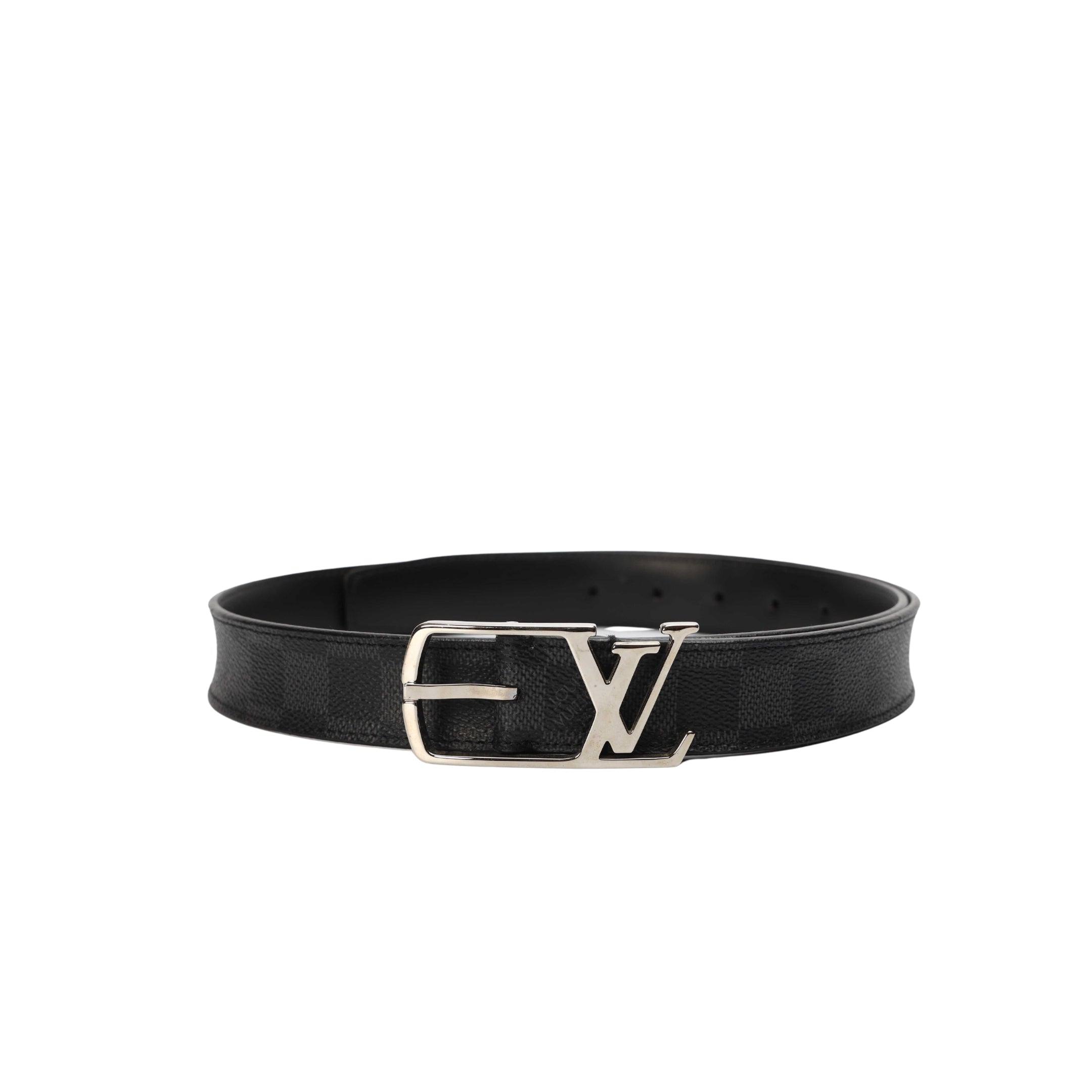Louis Vuitton Damier Graphite Initial Belt
