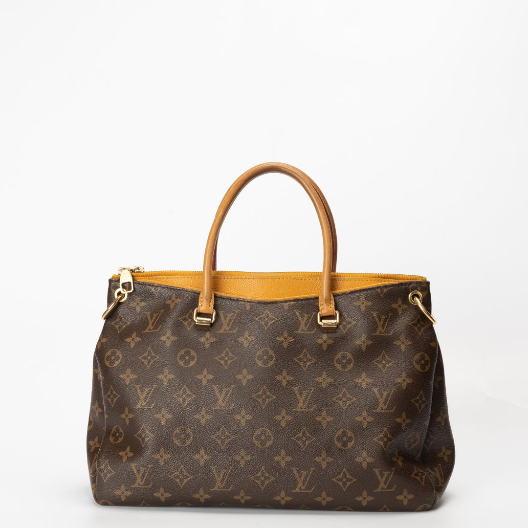 Louis Vuitton Brown Canvas Monogram Pallas MM Bag