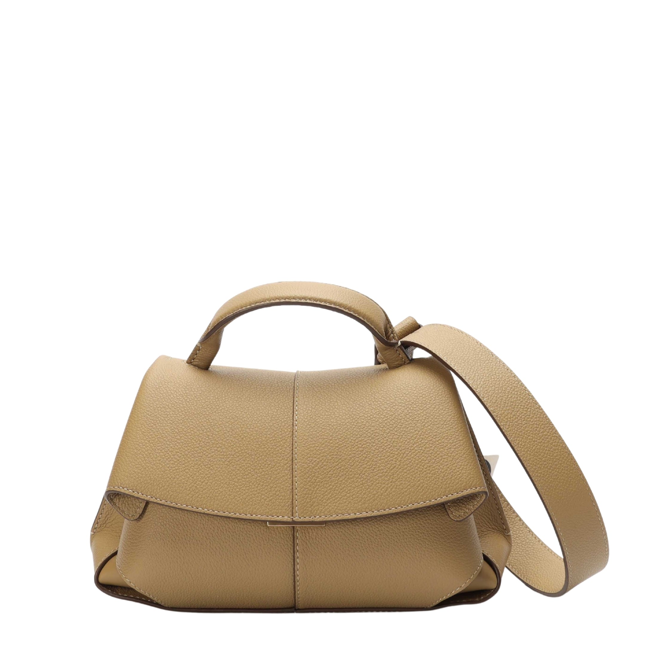 Polene Mokki Mini Ocher Crossbody Bag