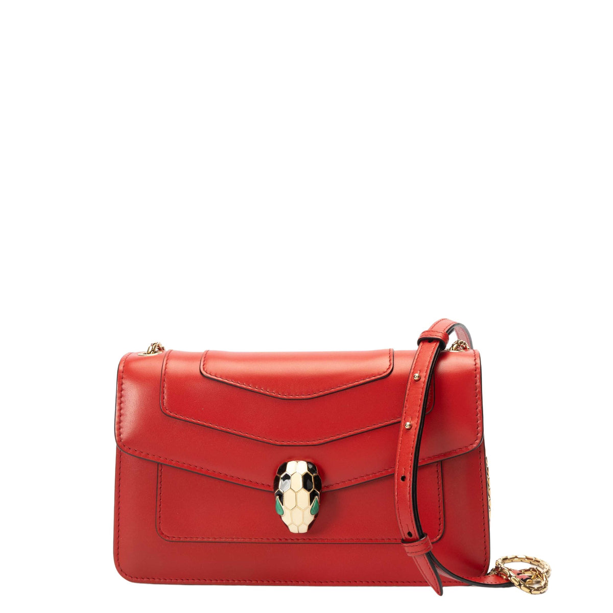Bulgari Serpenti Forever Red Crossbody Bag