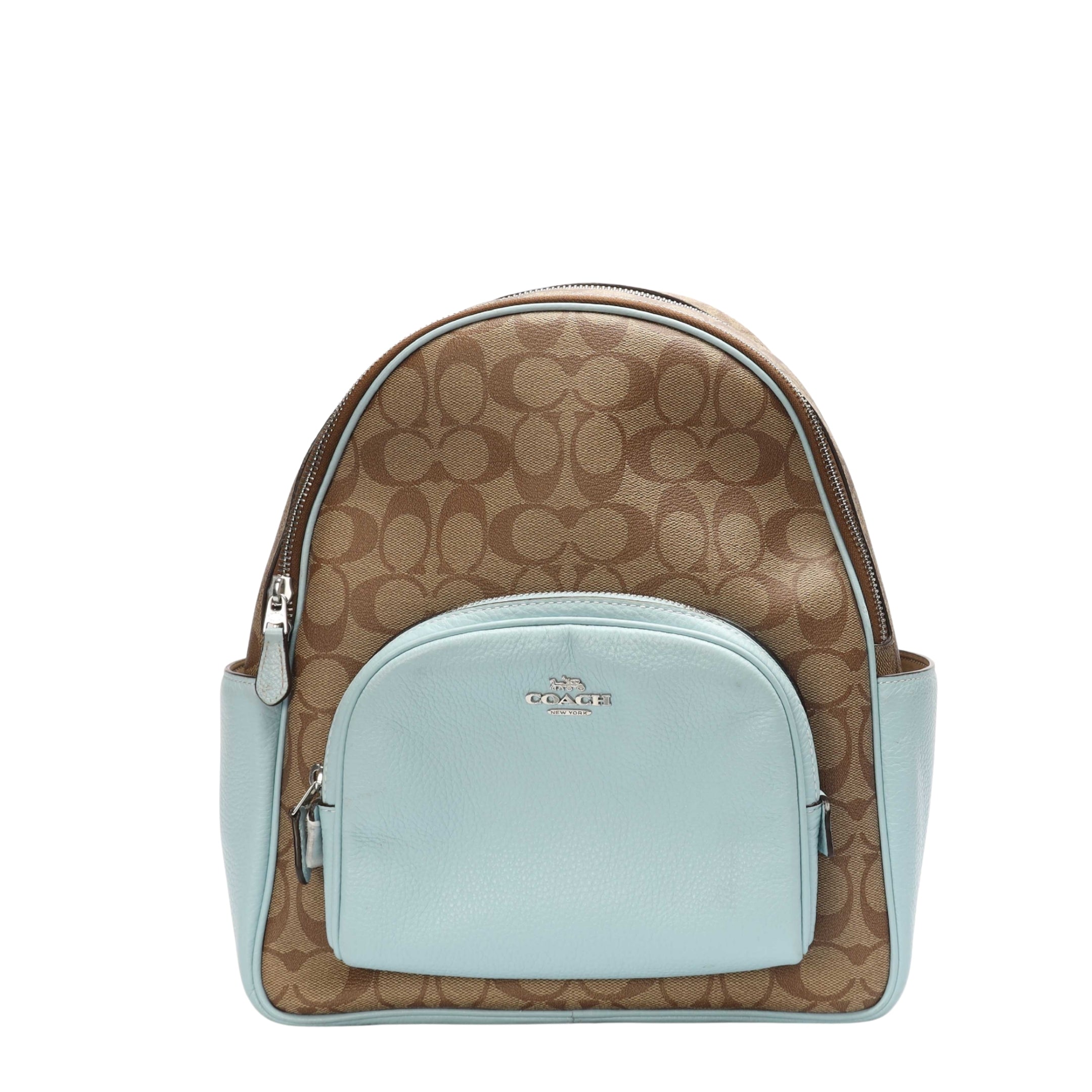 Coach Signature Canvas Court Backpack