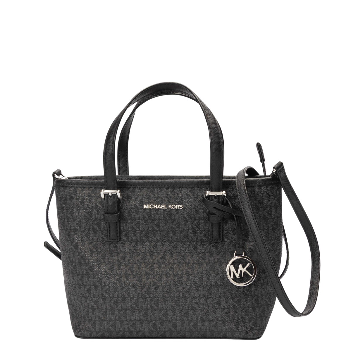Michael Kors Jet Set Travel Logo Convertible Satchel