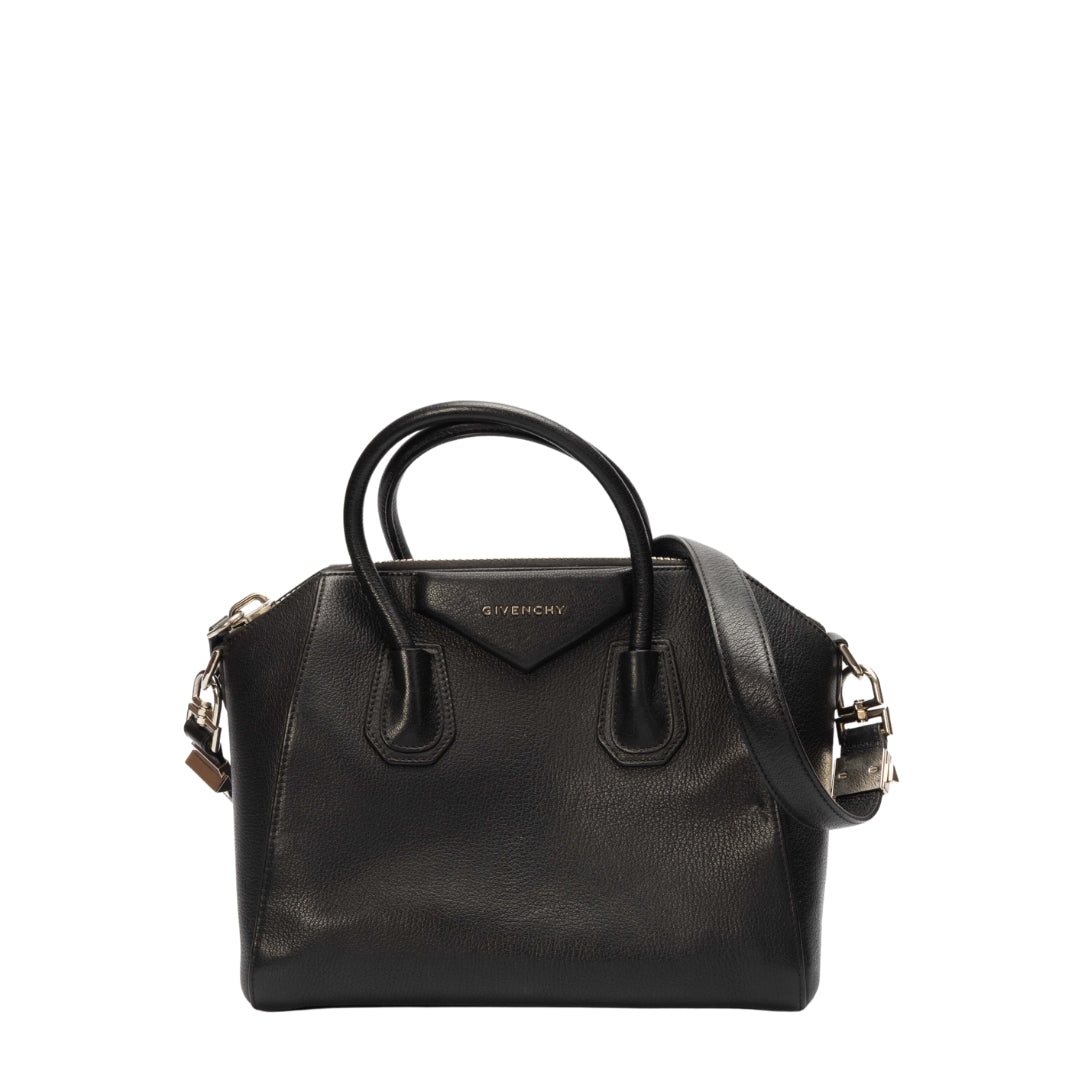 Givenchy Black Leather Antigona Satchel