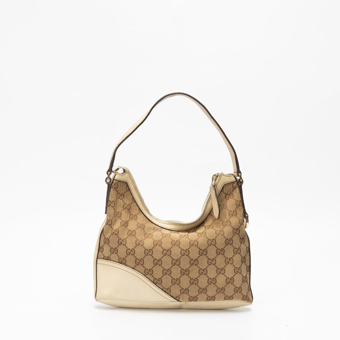 Gucci GG Canvas Britt Small Hobo Bag