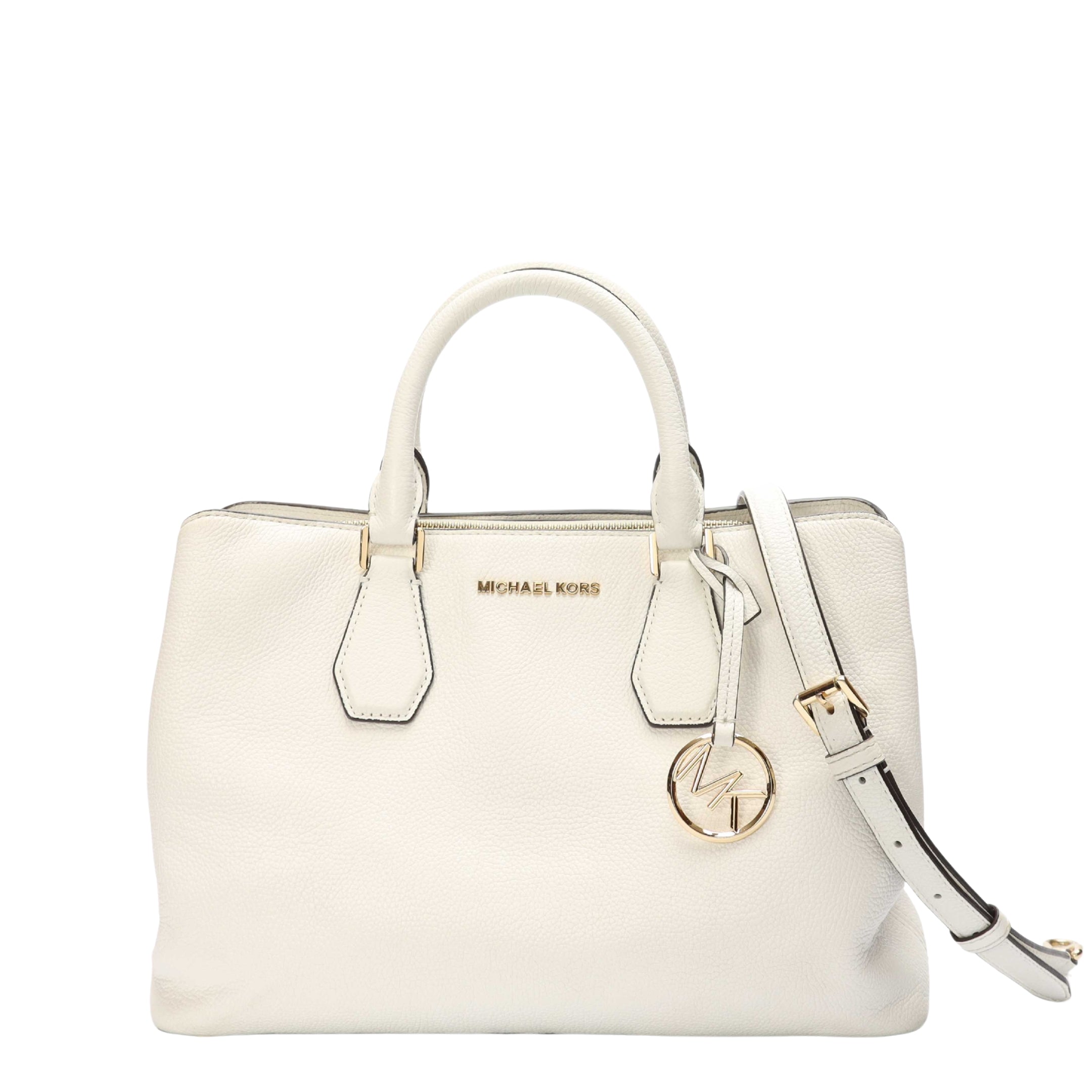 Michael Kors Camille White Satchel
