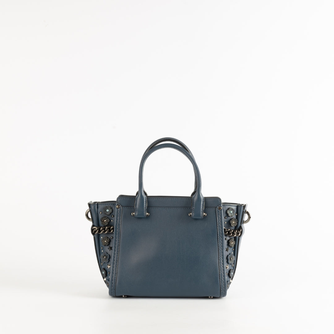 Coach swagger 27 blue sale