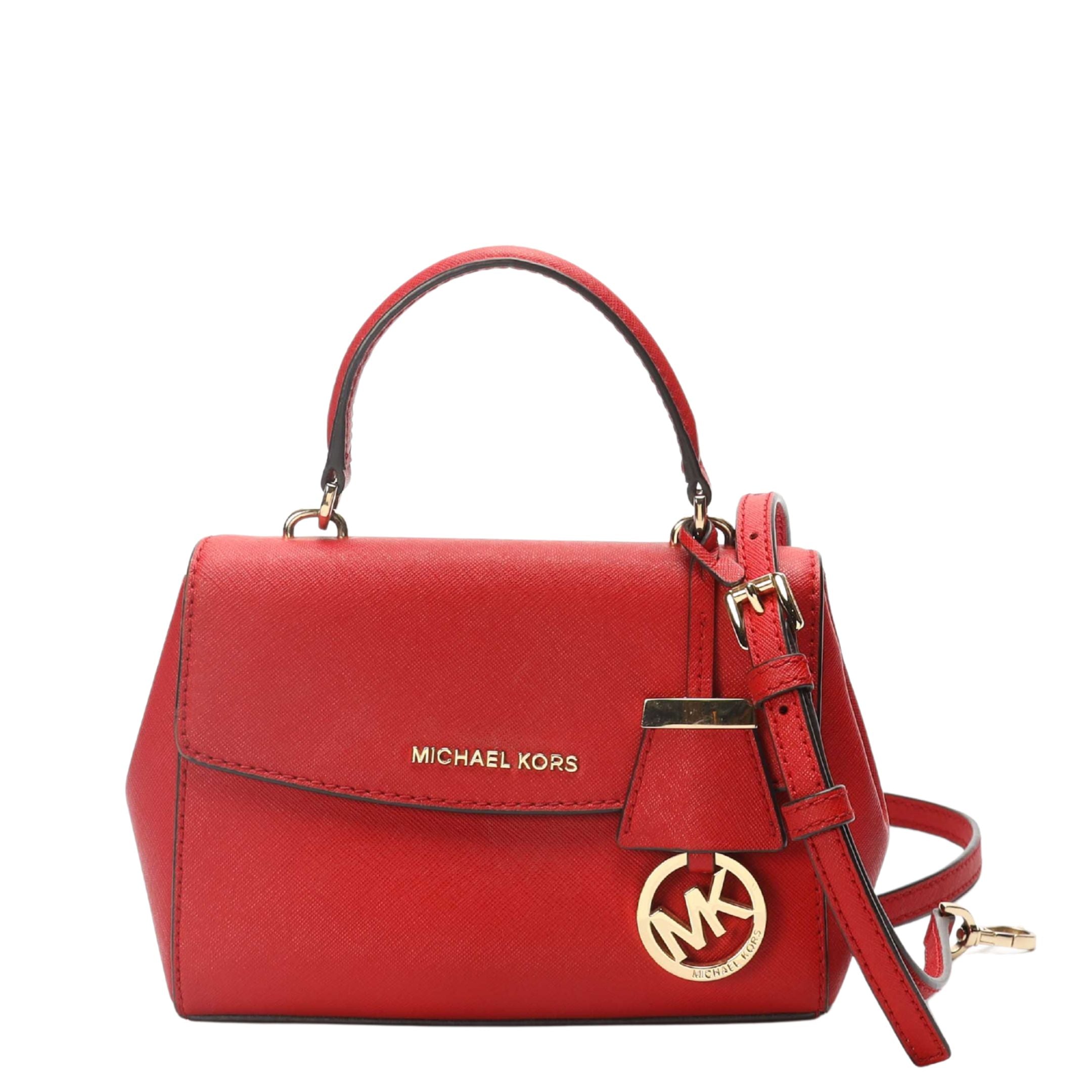 Michael Kors Ava Red Convertible Crossbody Bag