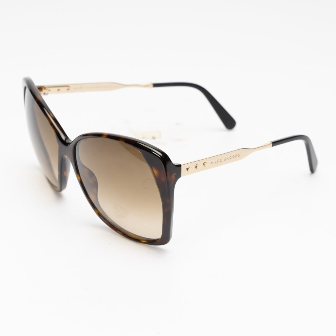 Marc Jacobs Tortoise Oversized Sunglasses