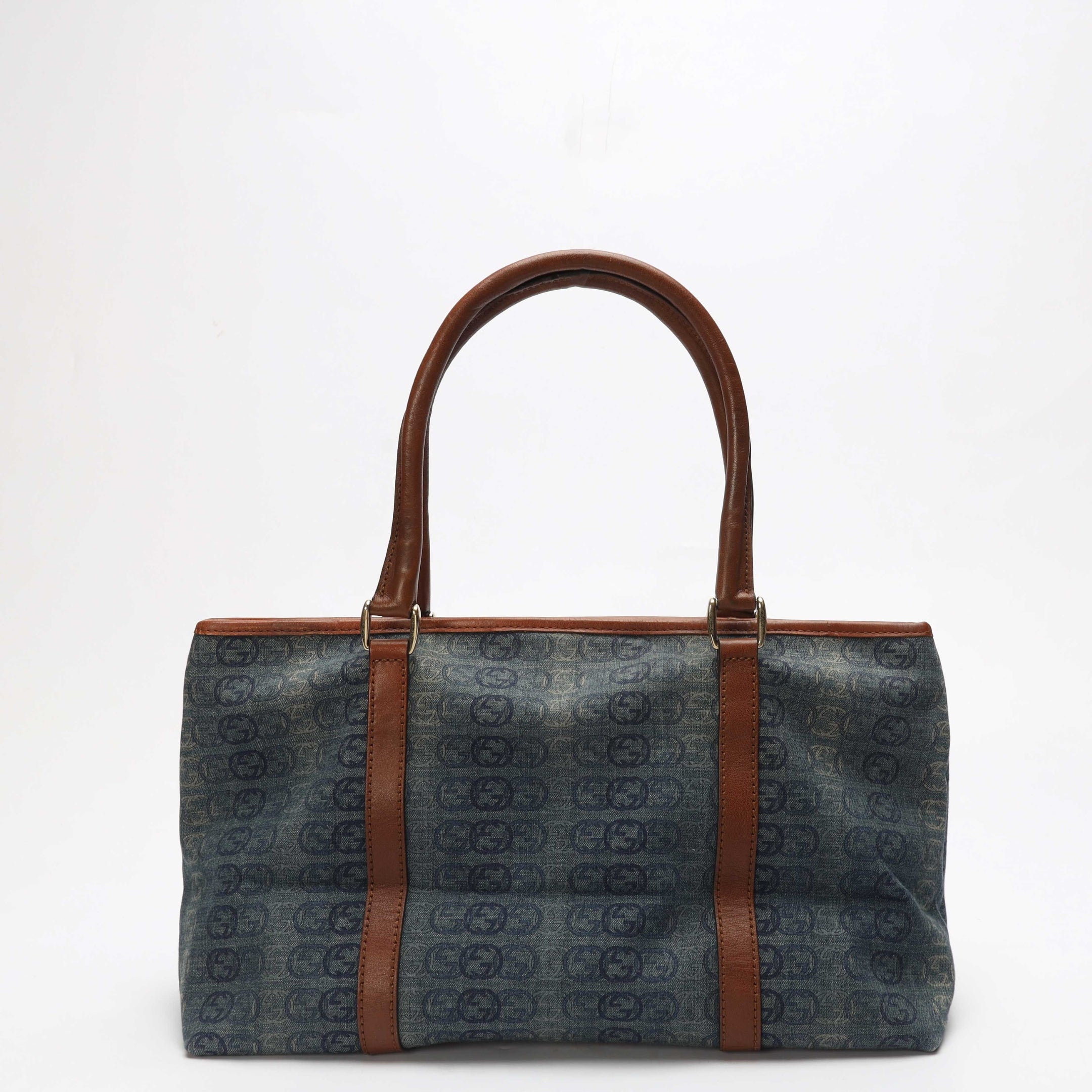 Gucci GG Canvas Denim Joy Tote