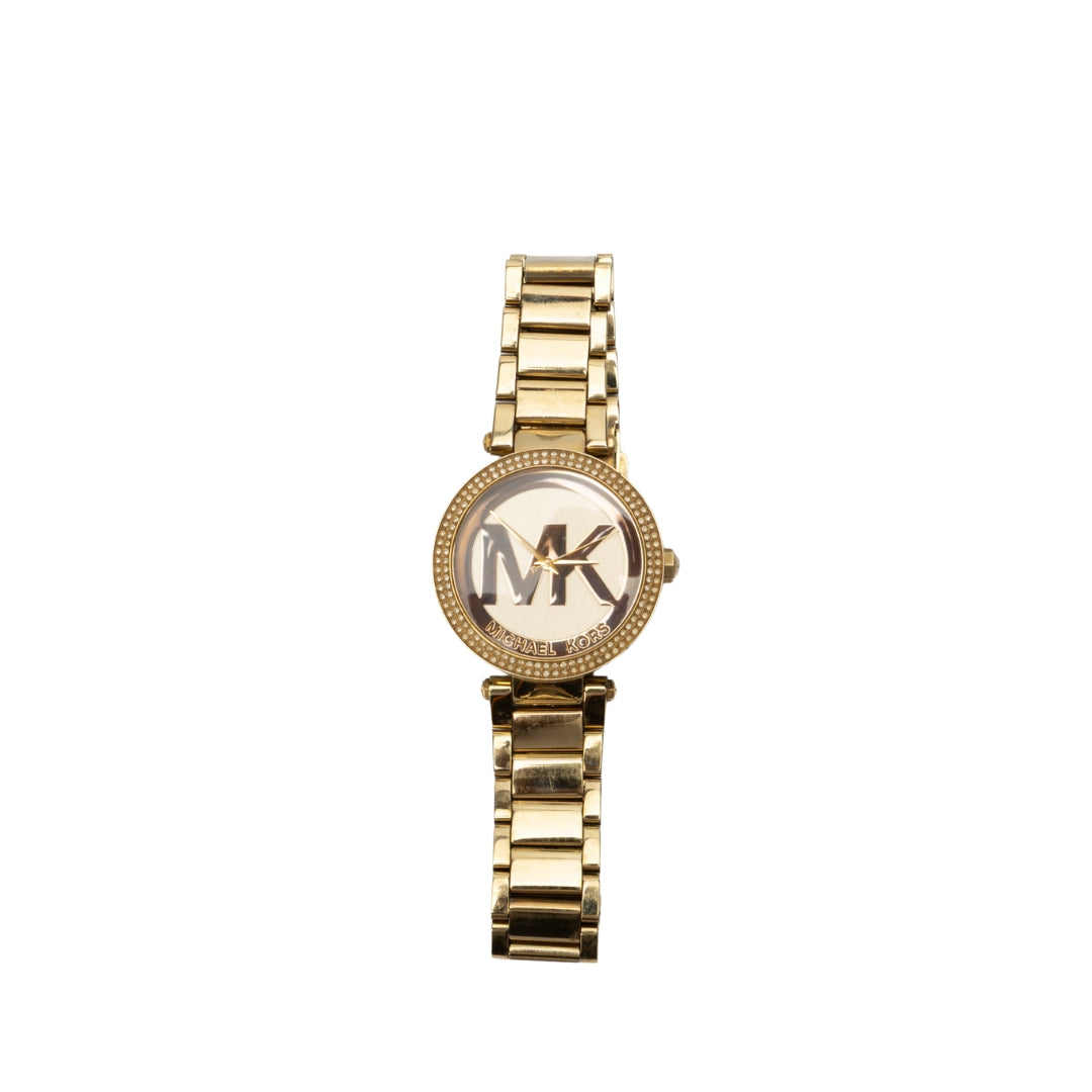Michael Kors Parker Women Gold Analogue Watch