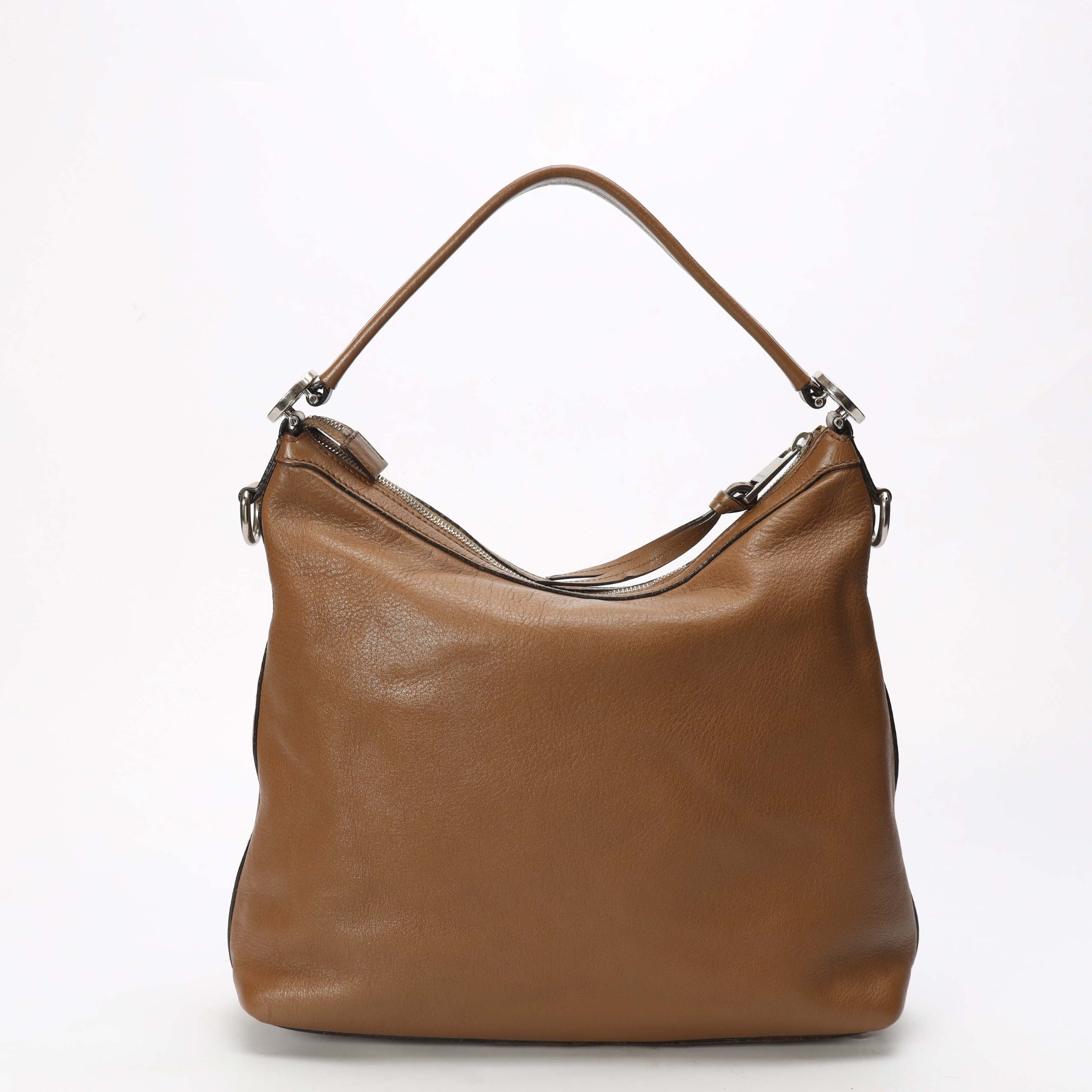 Gucci Brown Miss GG Convertible Hobo Bag
