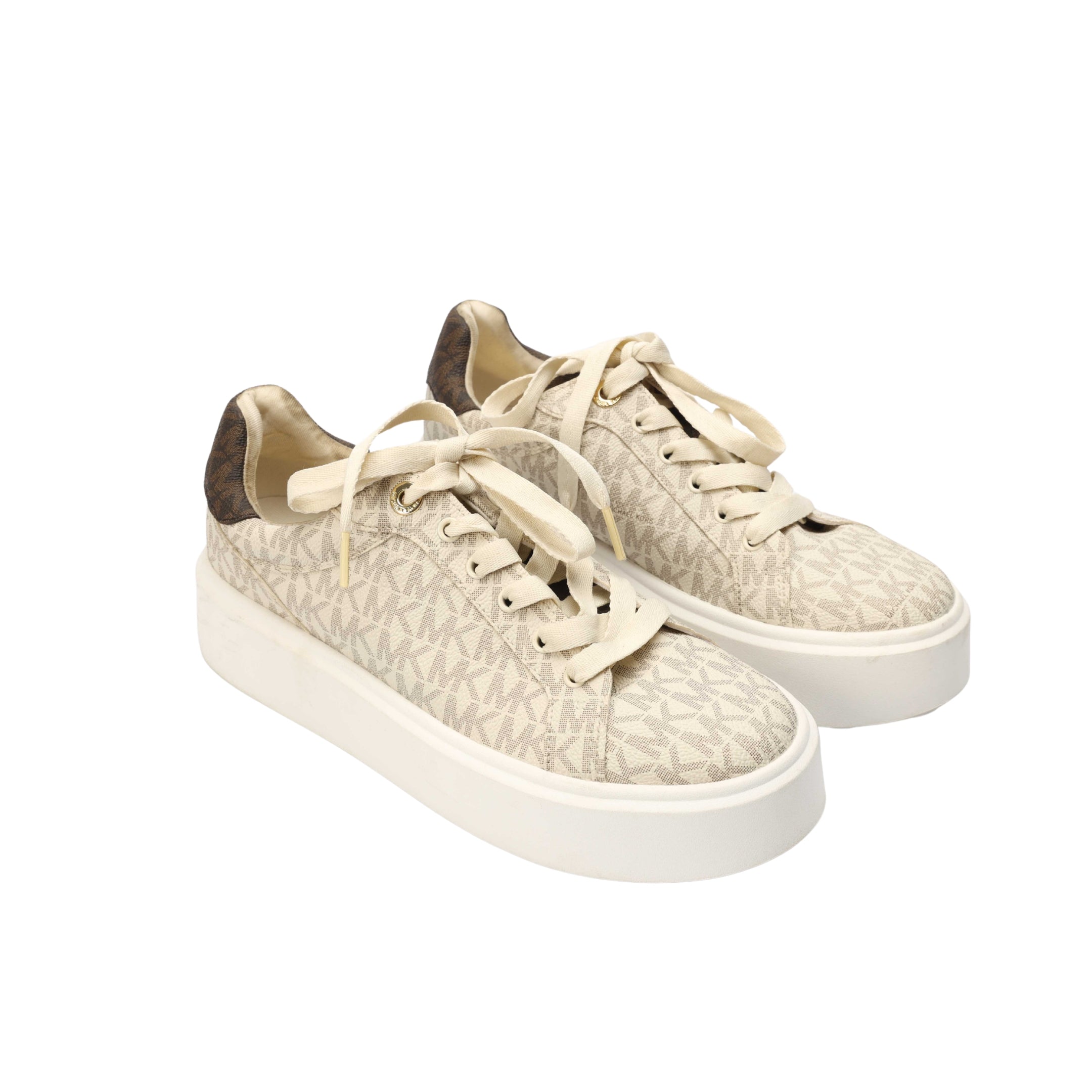 Michael Kors Romey Two-Tone Logo Platform Sneaker