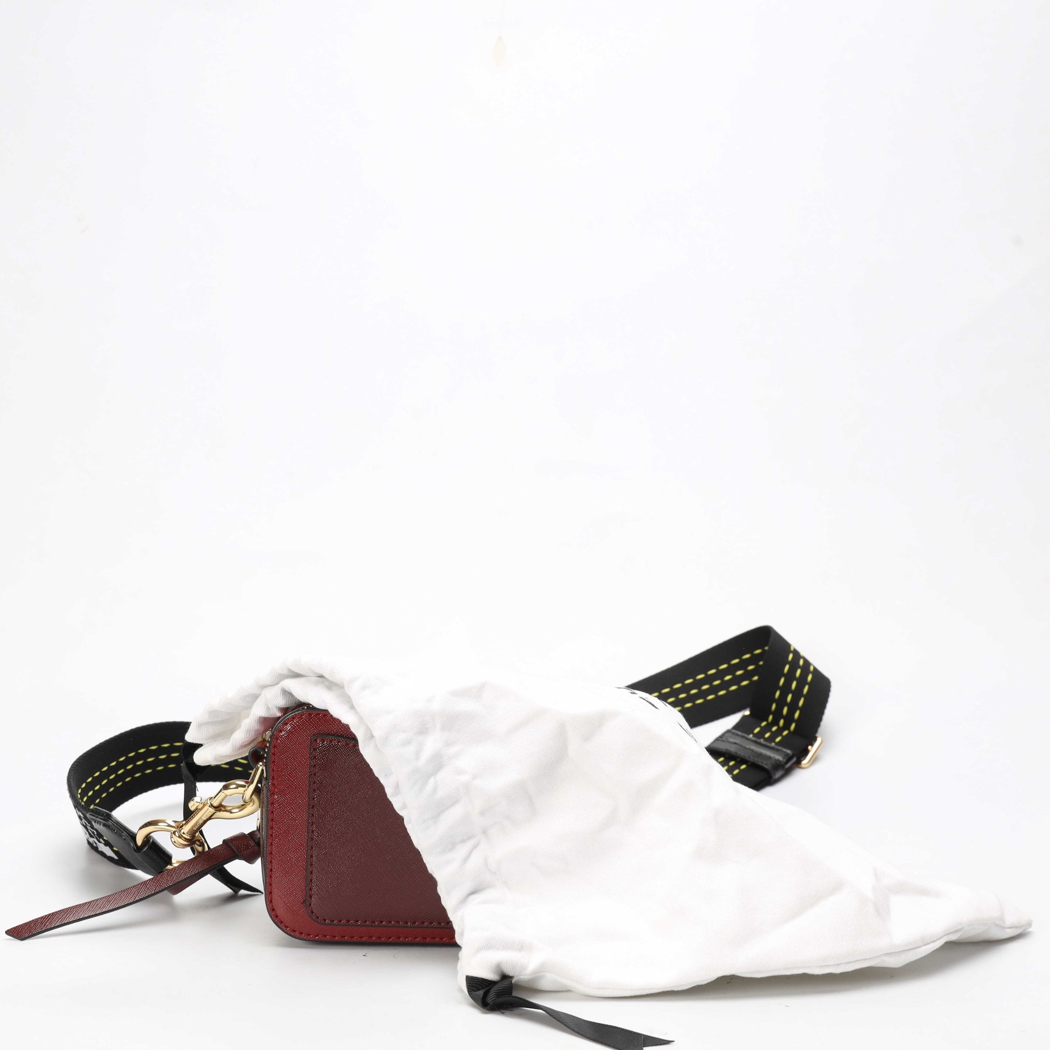 Marc Jacobs Maroon The Snapshot Crossbody Bag
