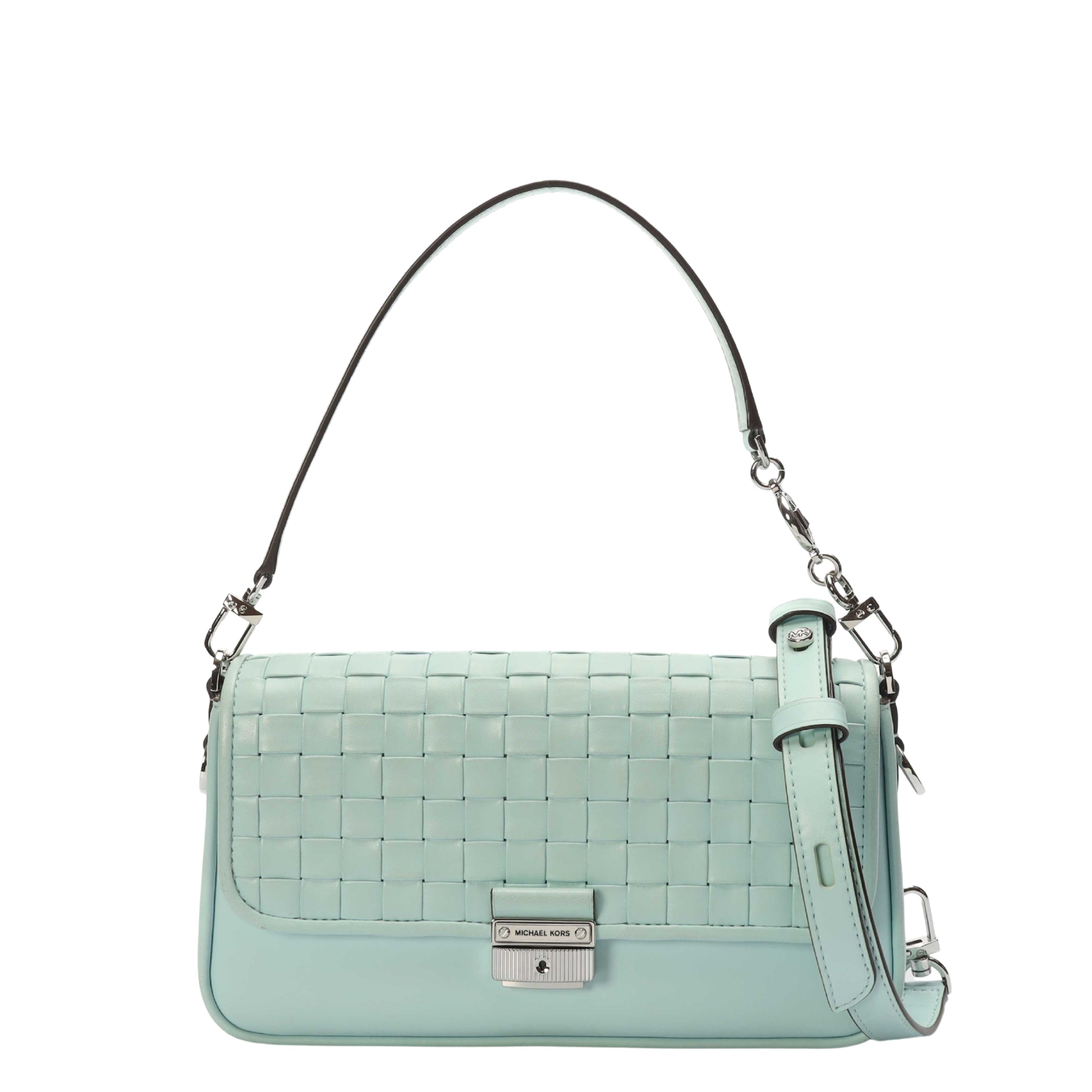 Michael Kors Bradshaw Woven Convertible Shoulder Bag