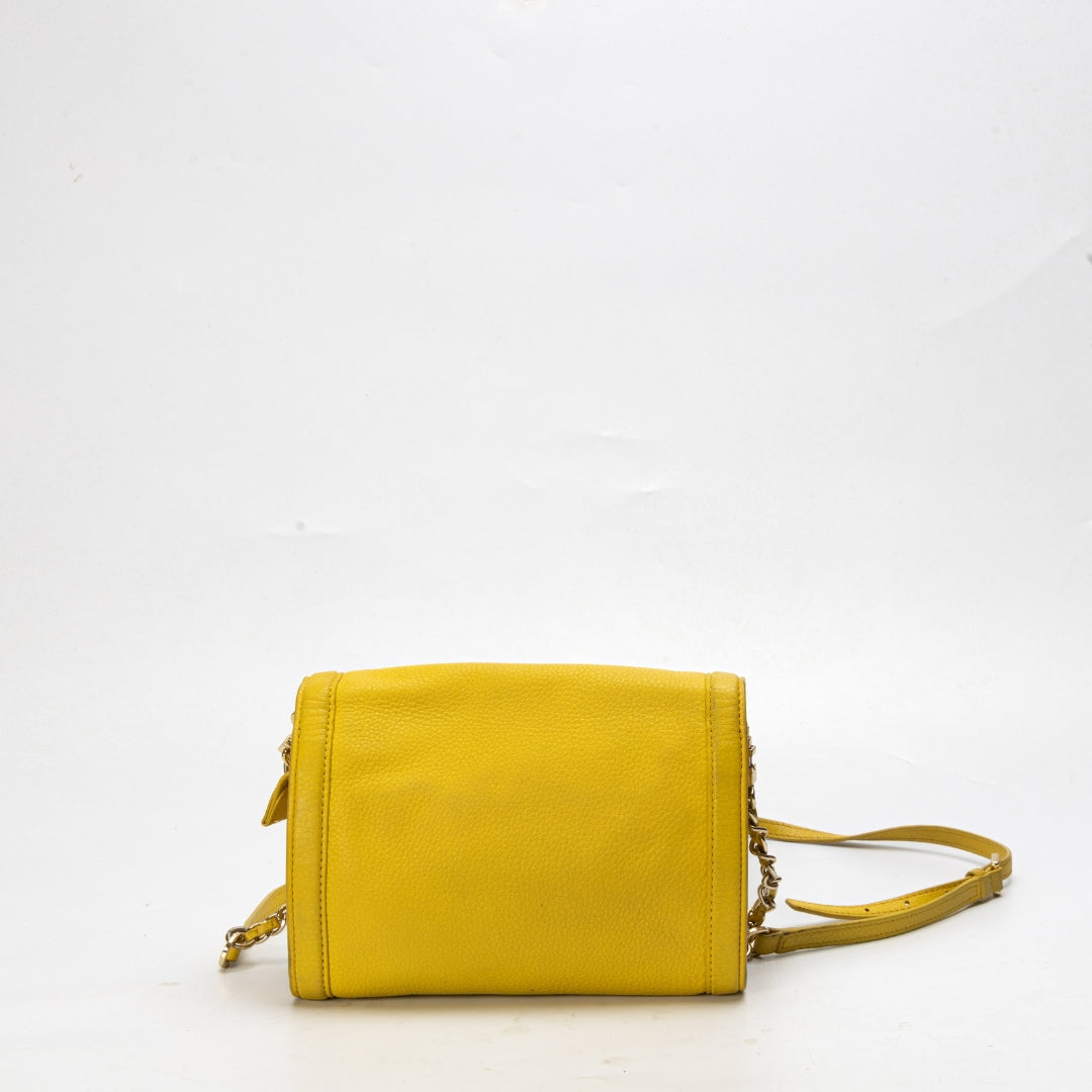 Tory Burch Yellow Landon Crossbody Bag