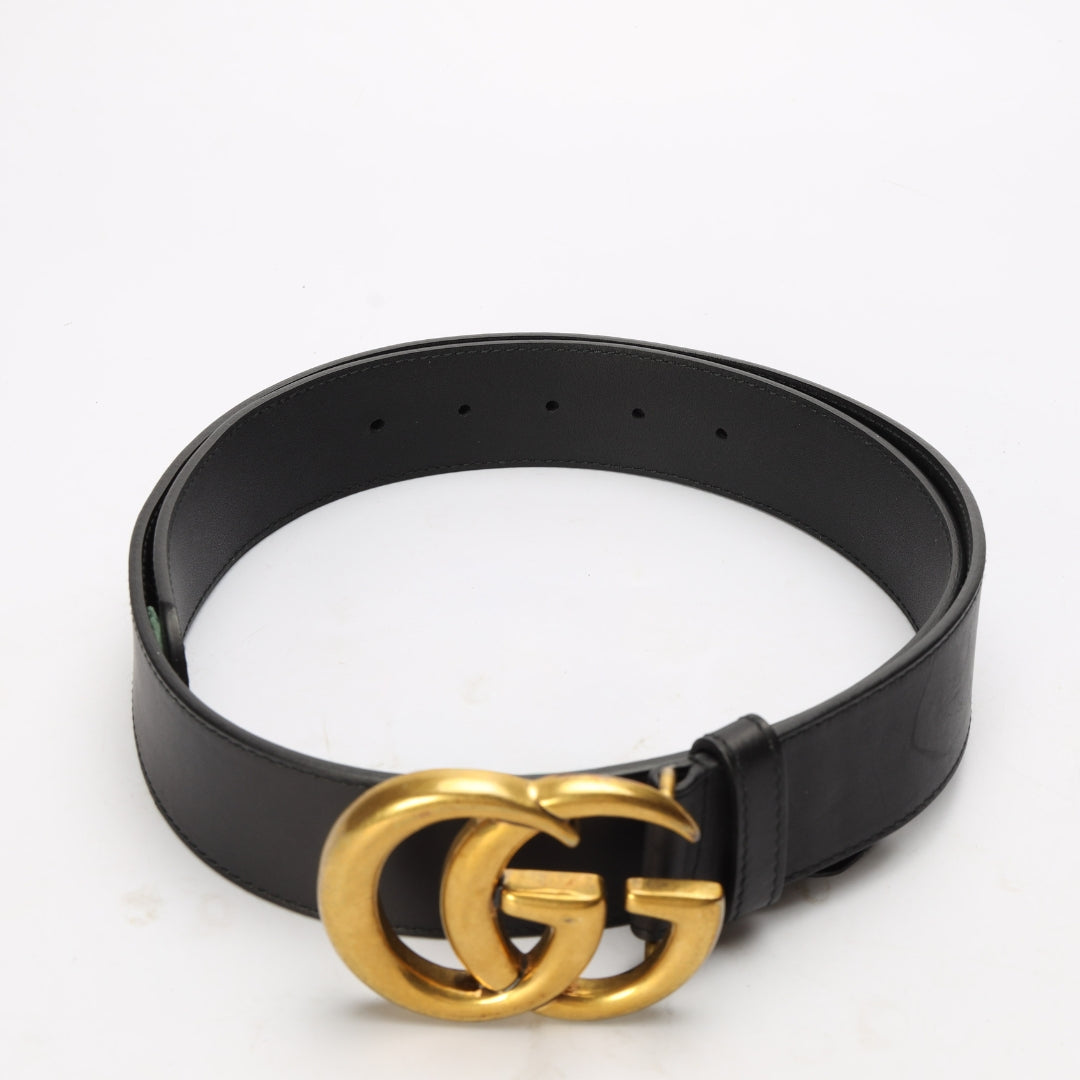 Gucci GG Marmont Shiny Buckle Belt