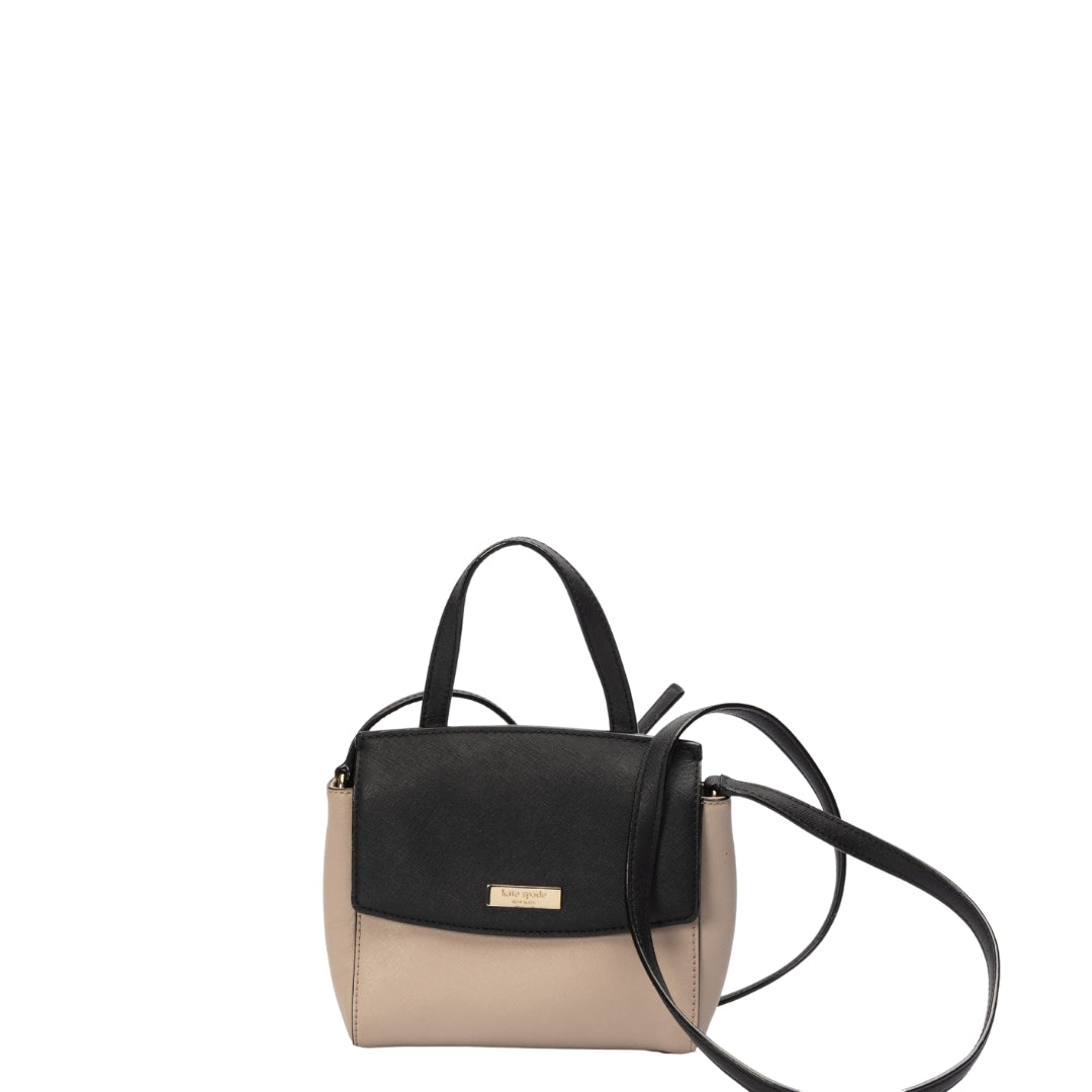 Kate Spade Black/Beige Laurel Way Alisanne Satchel