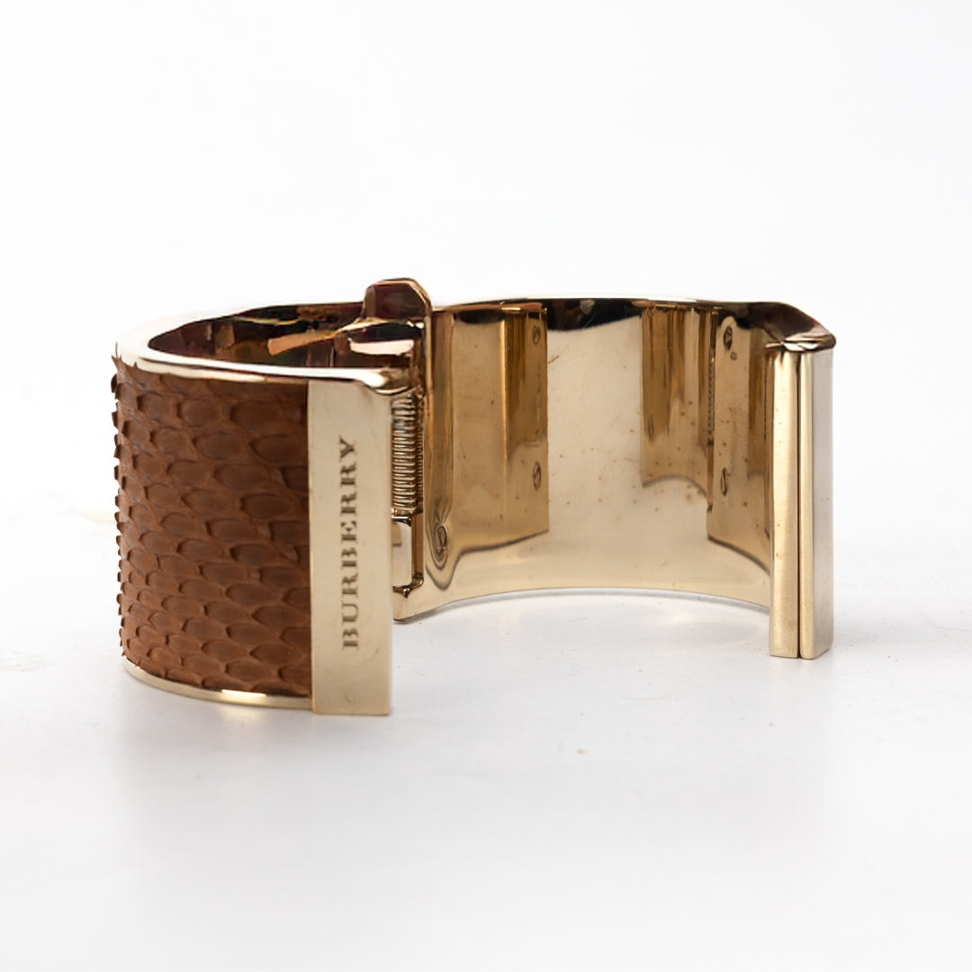 Burberry Python Cuff Bracelet