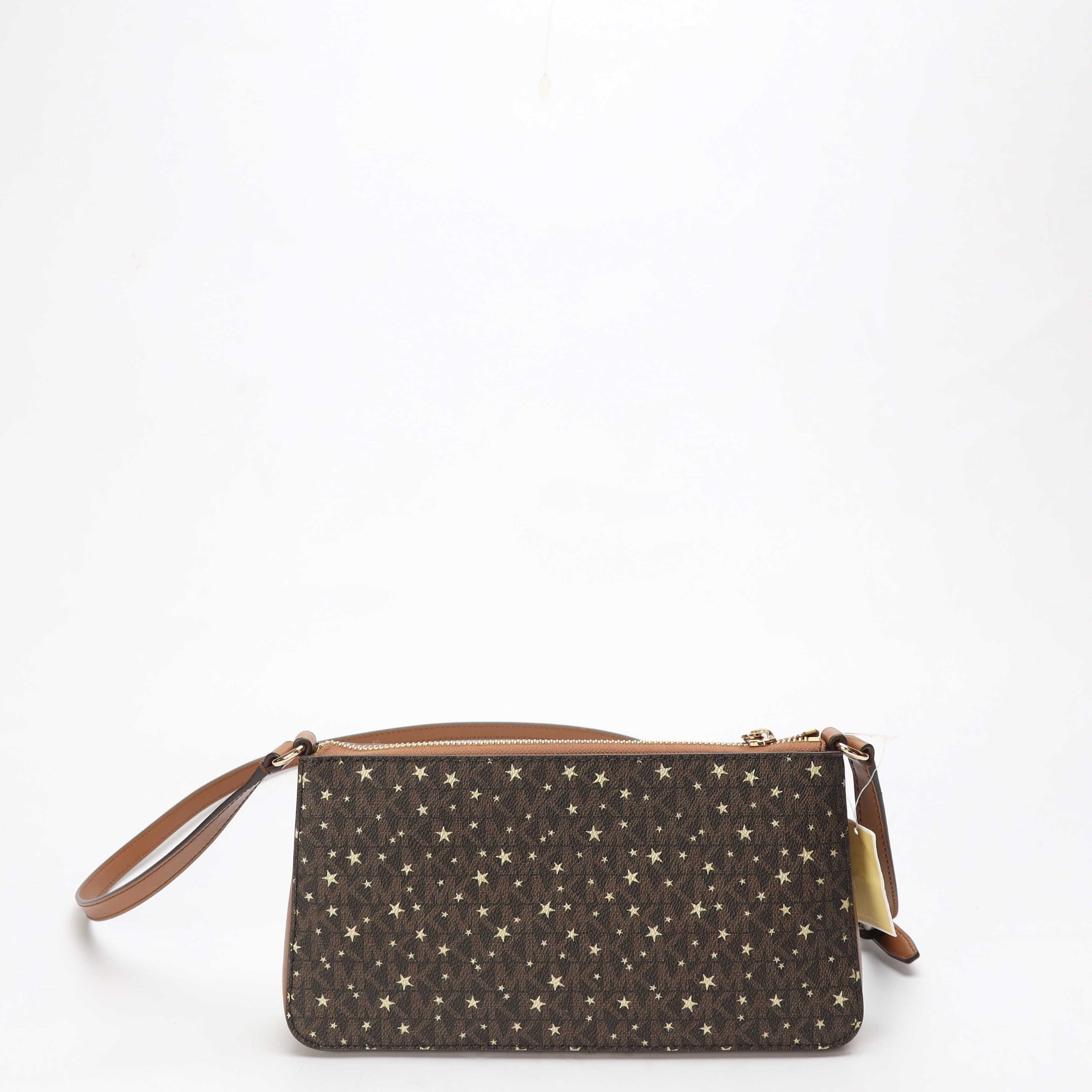 Michael Kors Arden Star Printed Brown Logo Crossbody Bag