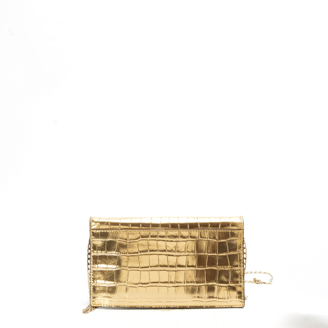Kate Spade Golden Python Metallic Sling Bag
